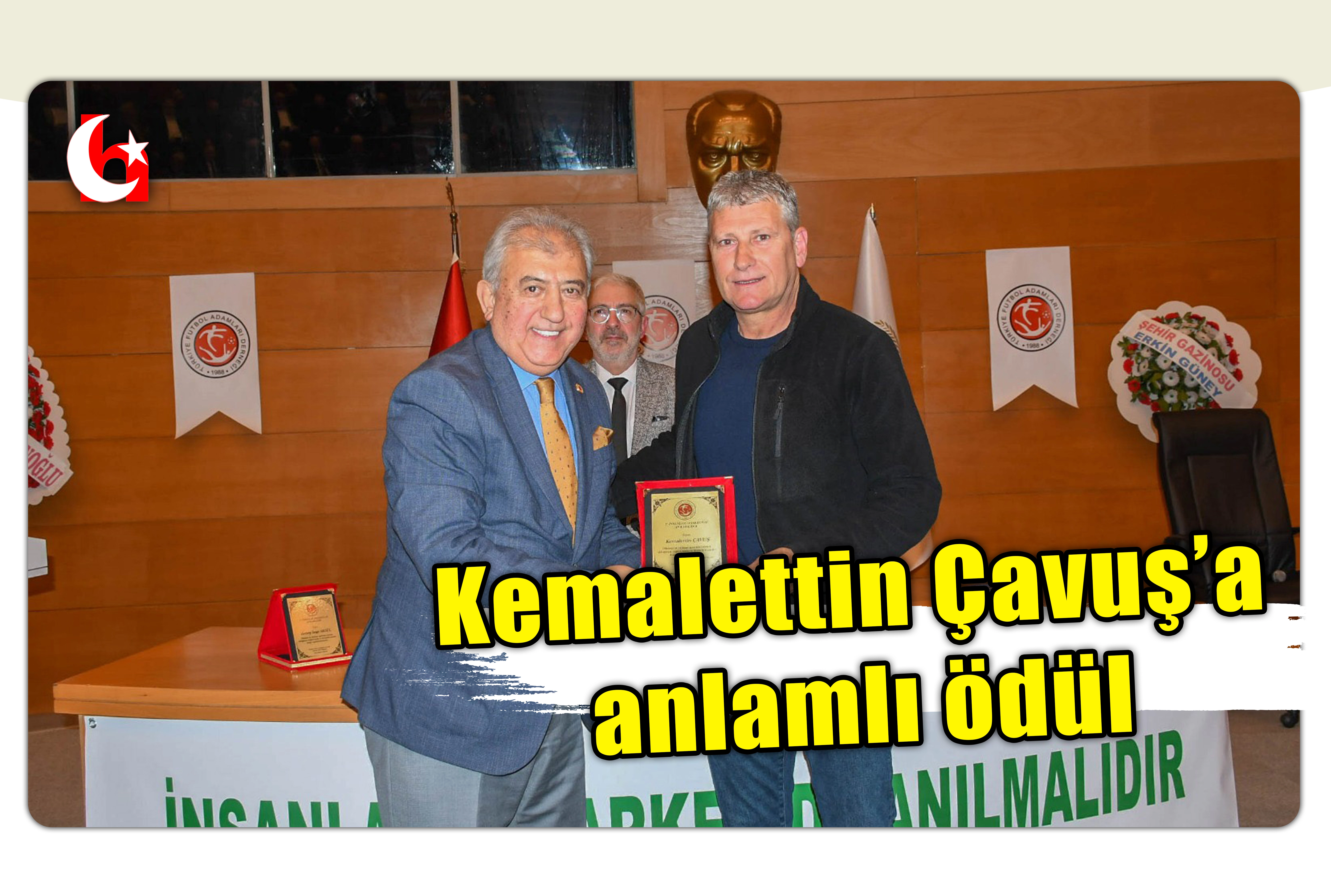 Kemalettin &Ccedil;avuş&rsquo;a anlamlı &ouml;d&uuml;l