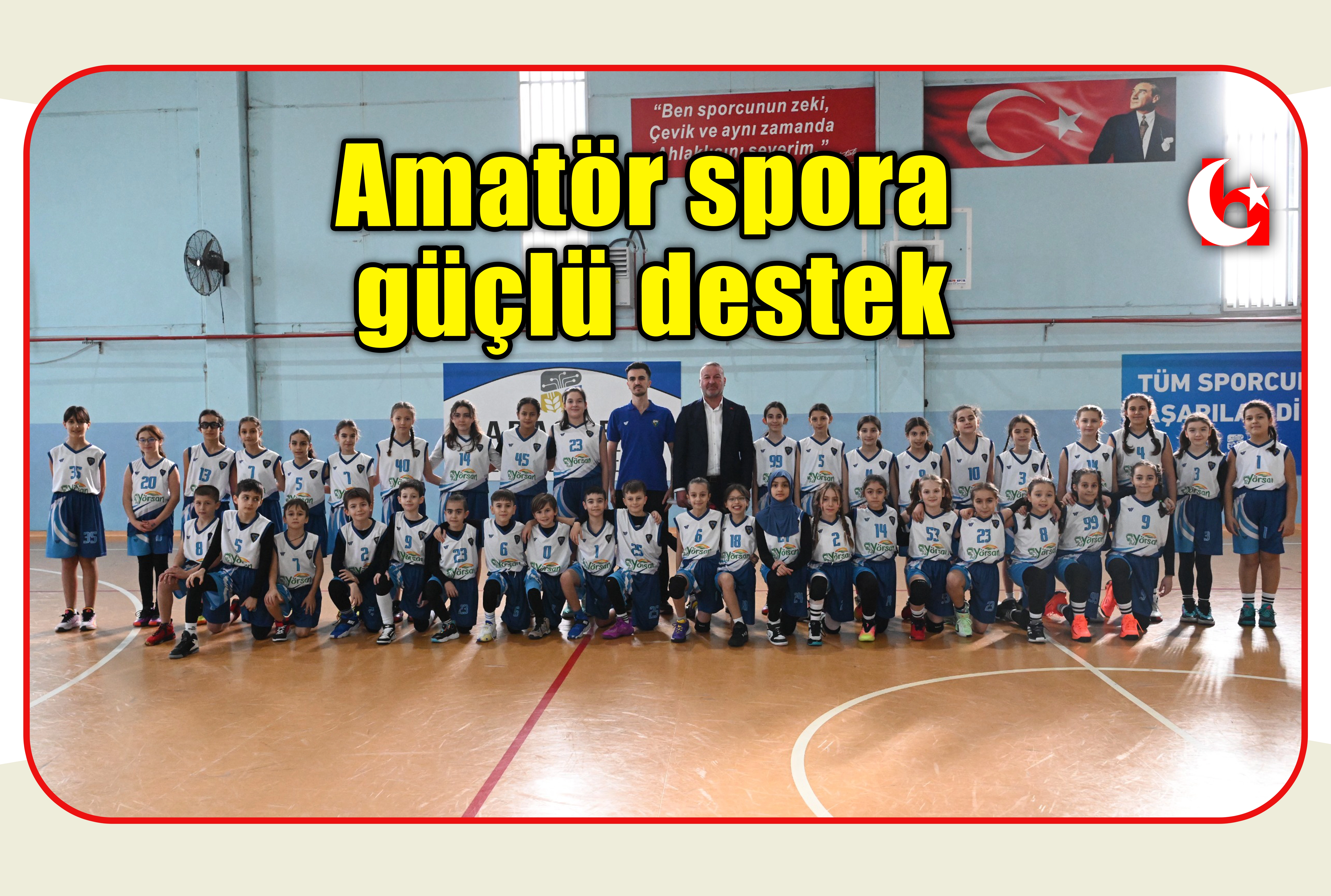 Amat&ouml;r spora g&uuml;&ccedil;l&uuml; destek