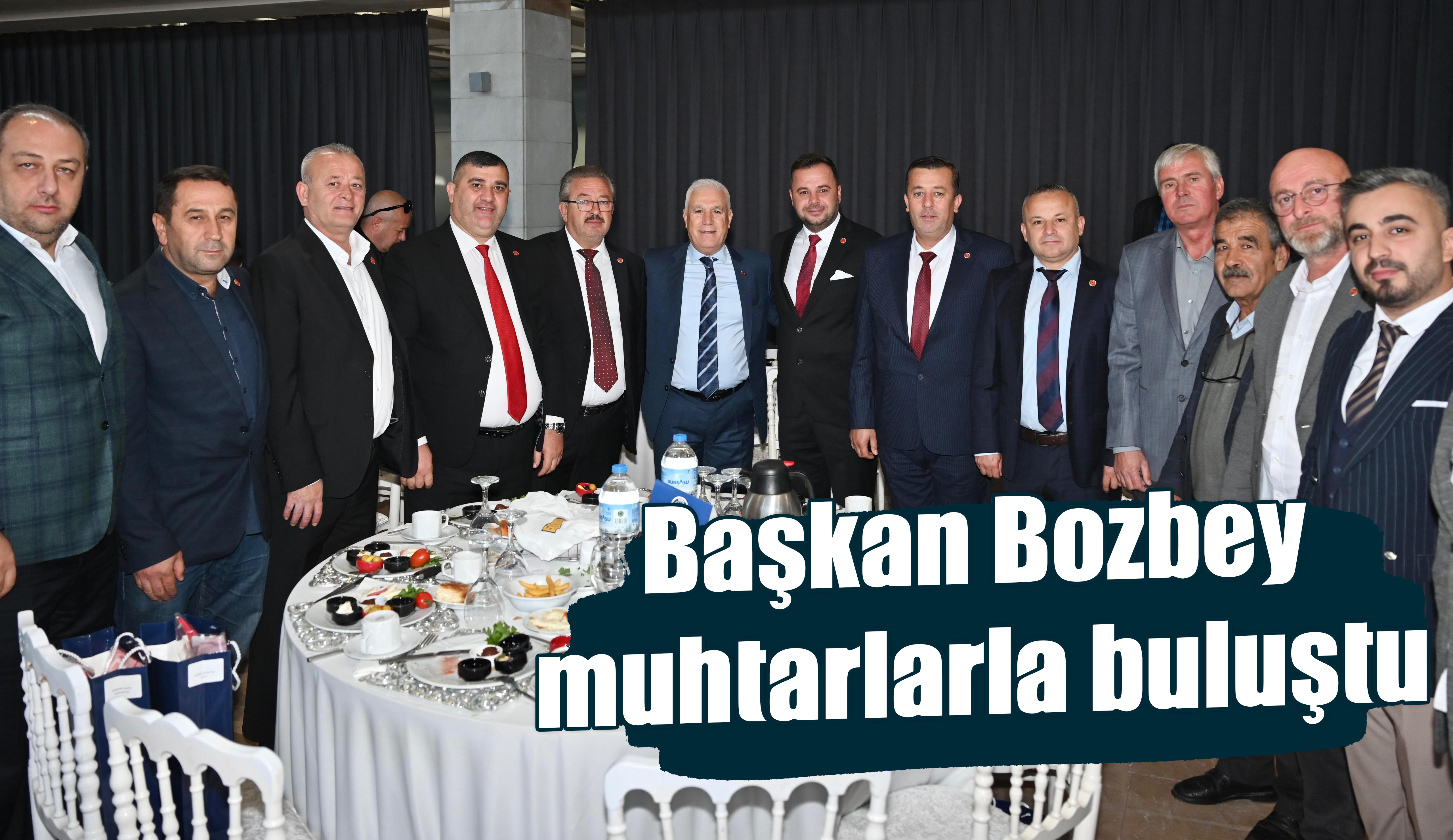 Başkan Bozbey muhtarlarla buluştu