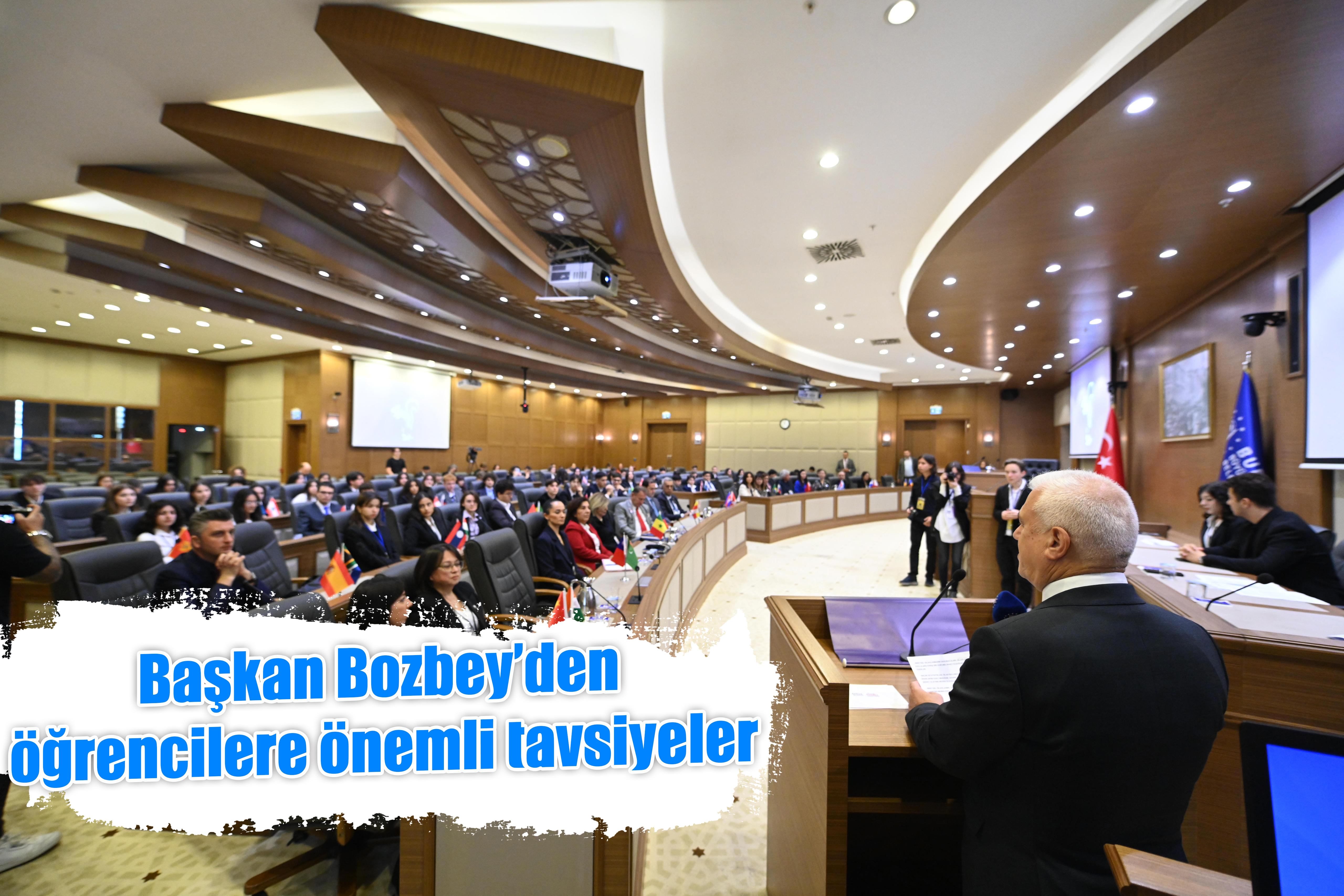 Başkan Bozbey’den öğrencilere önemli tavsiyeler