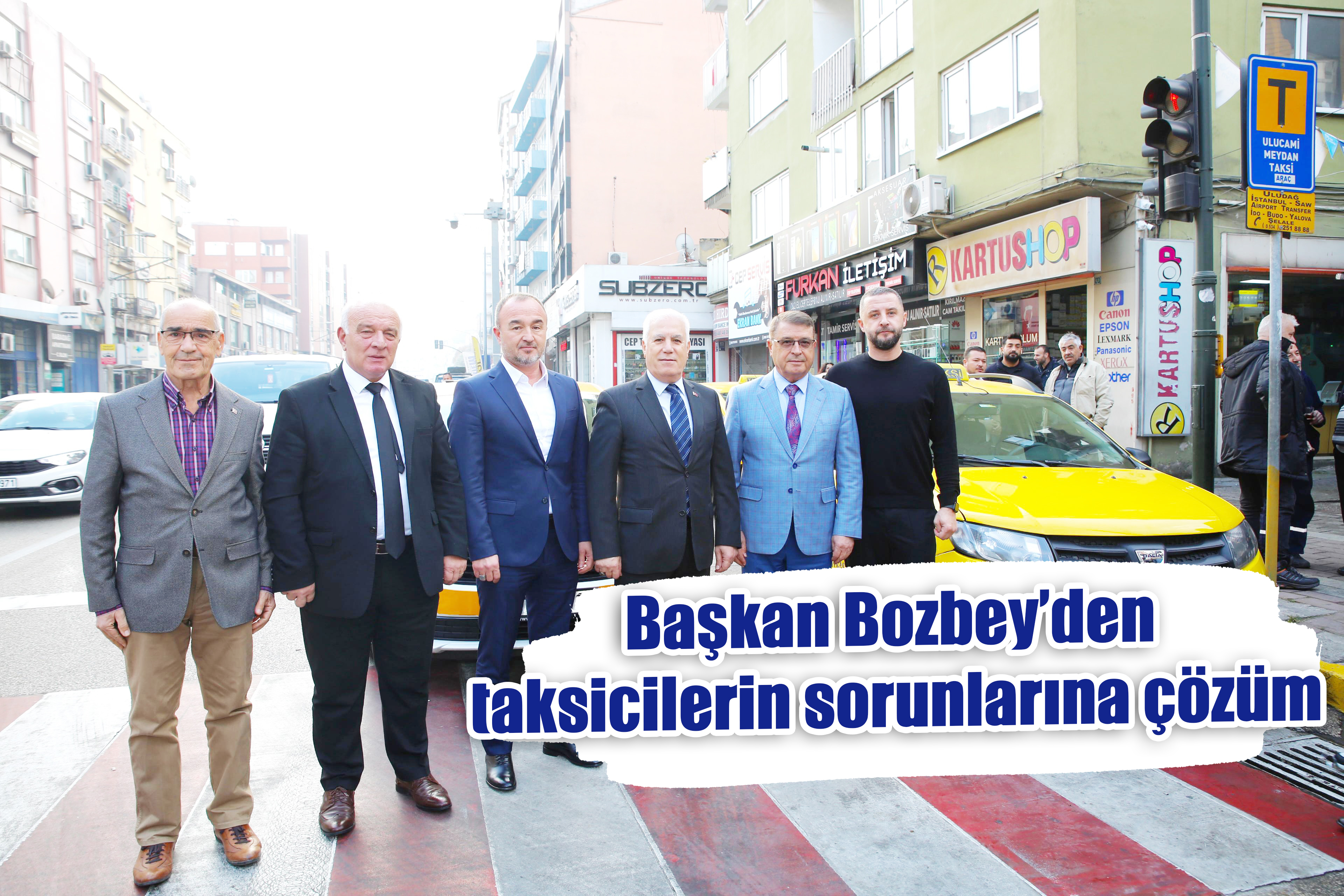 Başkan Bozbey’den taksicilerin sorunlarına çözüm