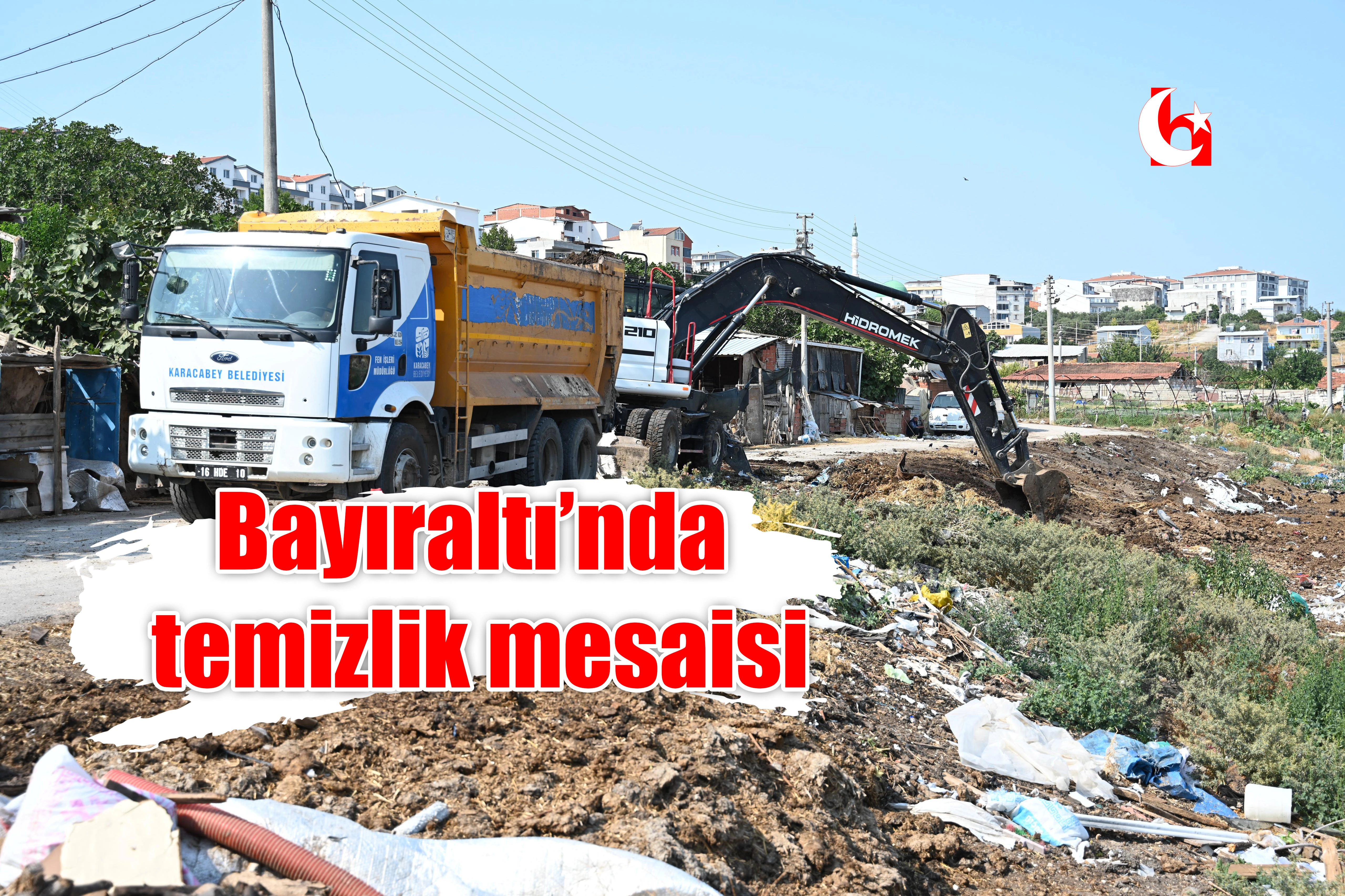 Bayıraltı’nda temizlik mesaisi