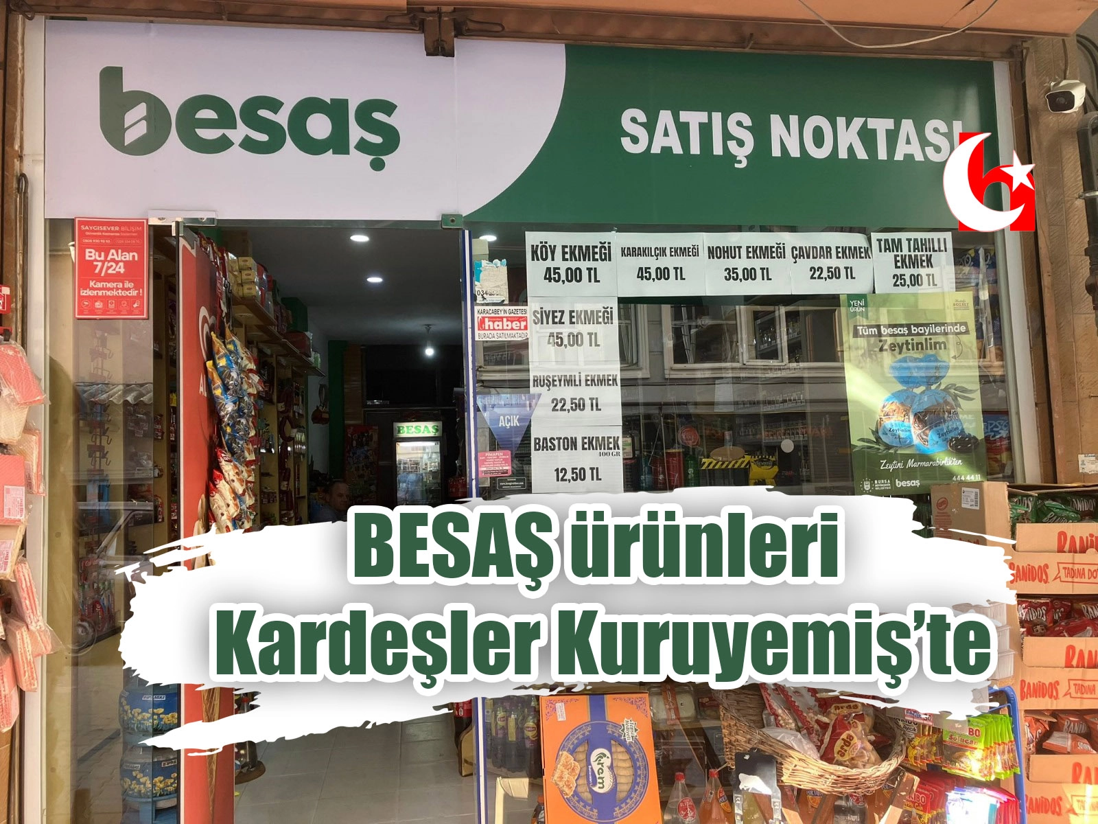 BESAŞ ürünleri Kardeşler Kuruyemiş’te