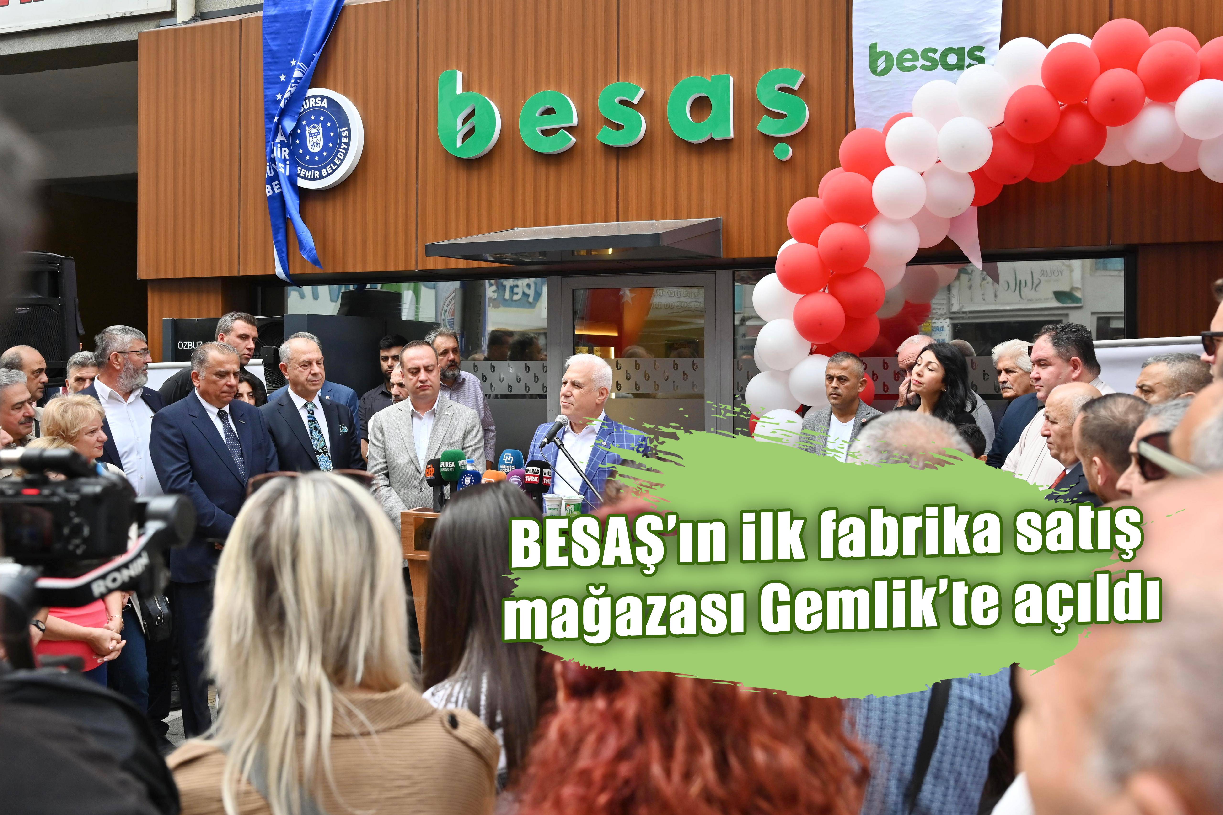 BESAŞ’ın ilk fabrika satış mağazası Gemlik’te açıldı