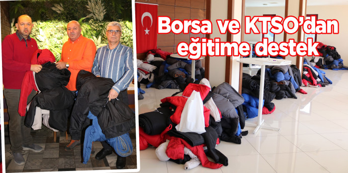 Borsa ve KTSO’dan eğitime destek