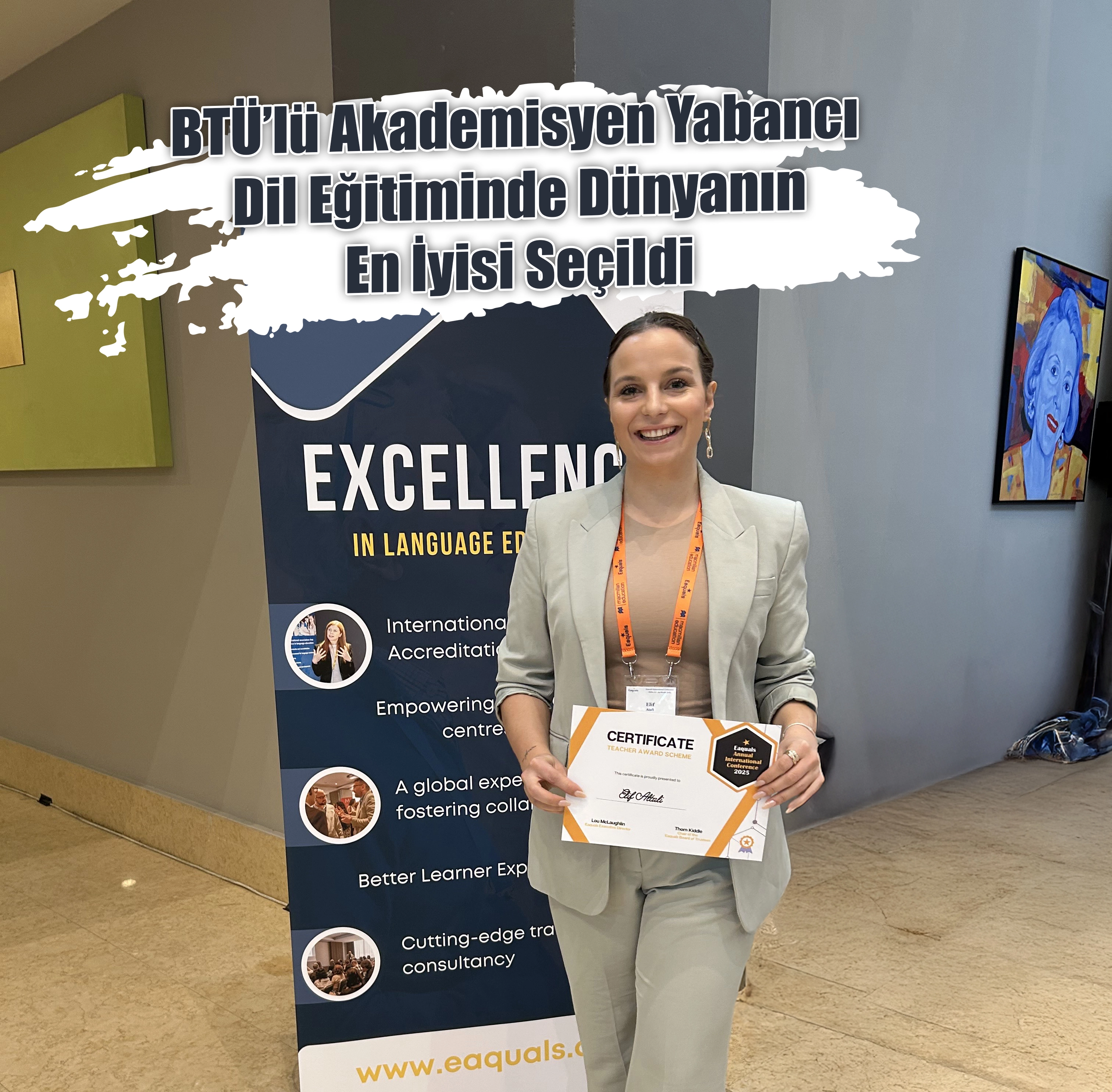 BTÜ’lü Akademisyen Yabancı Dil Eğitiminde Dünyanın En İyisi Seçildi