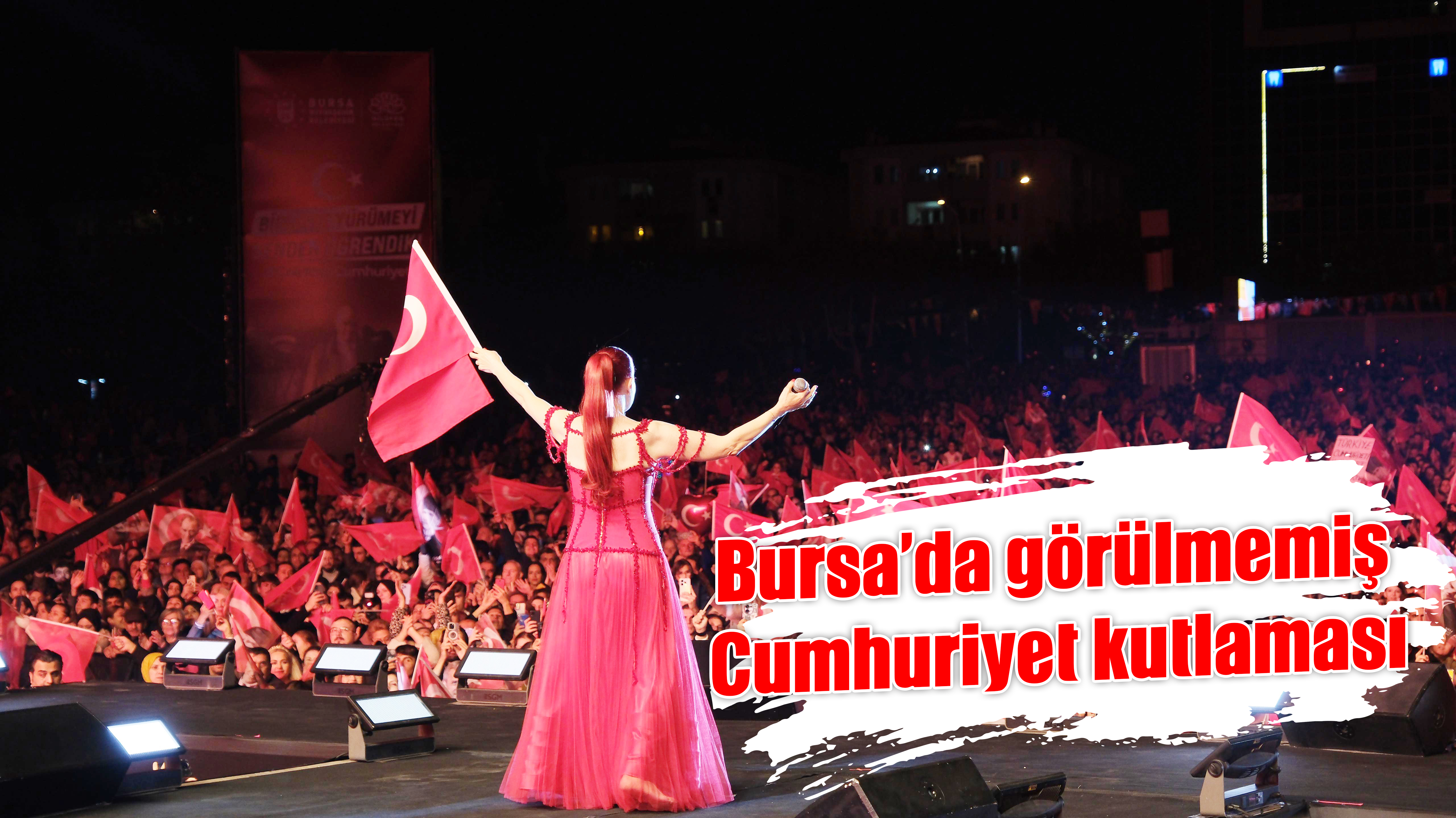 Bursa’da Cumhuriyet kutlaması