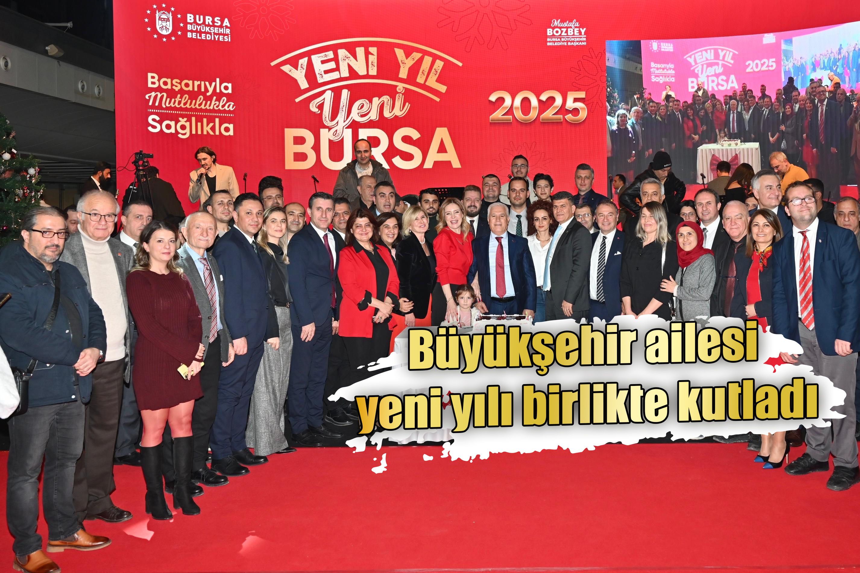 Büyükşehir ailesi yeni yılı birlikte kutladı