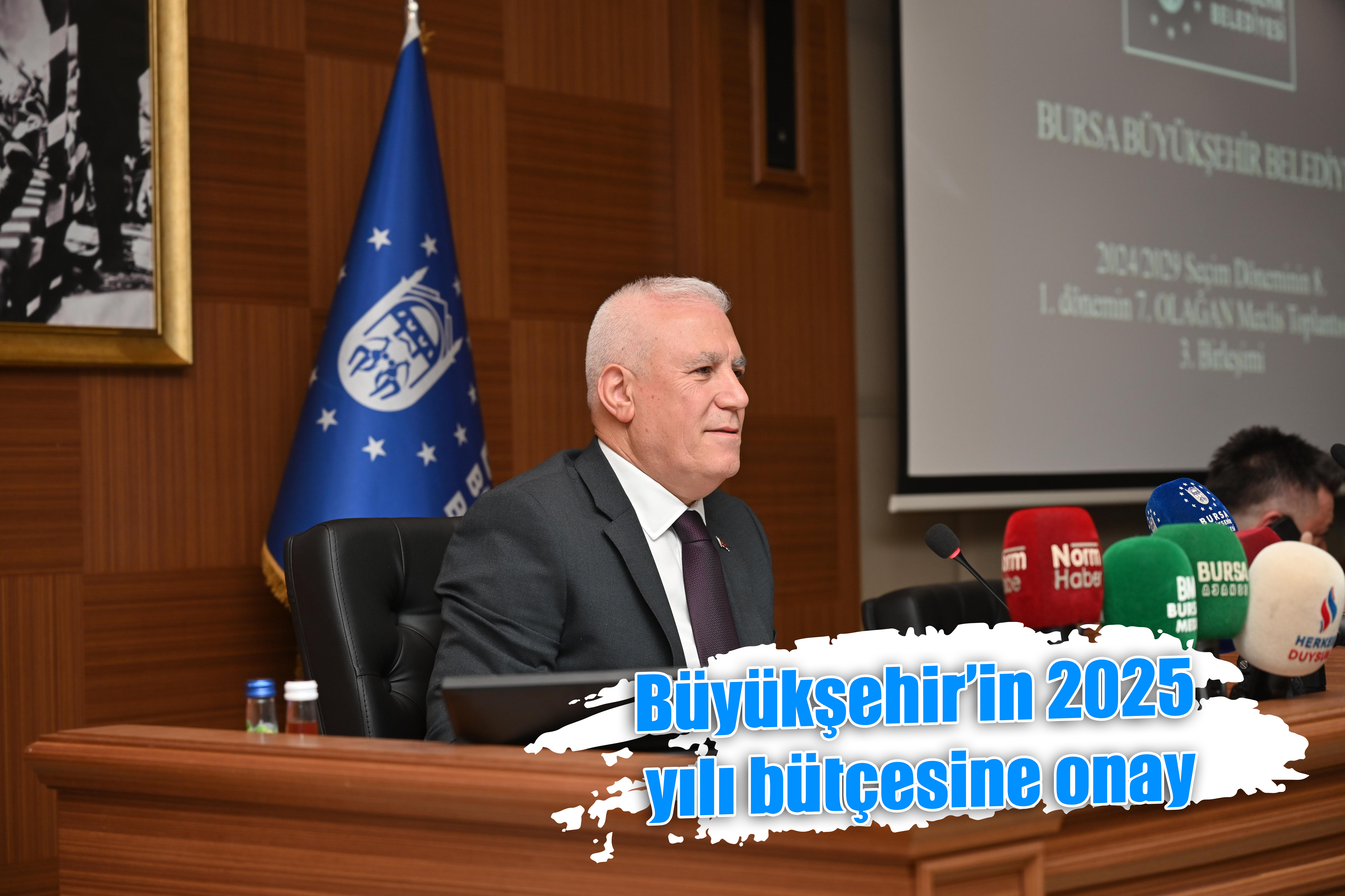 Büyükşehir’in 2025 yılı bütçesine onay