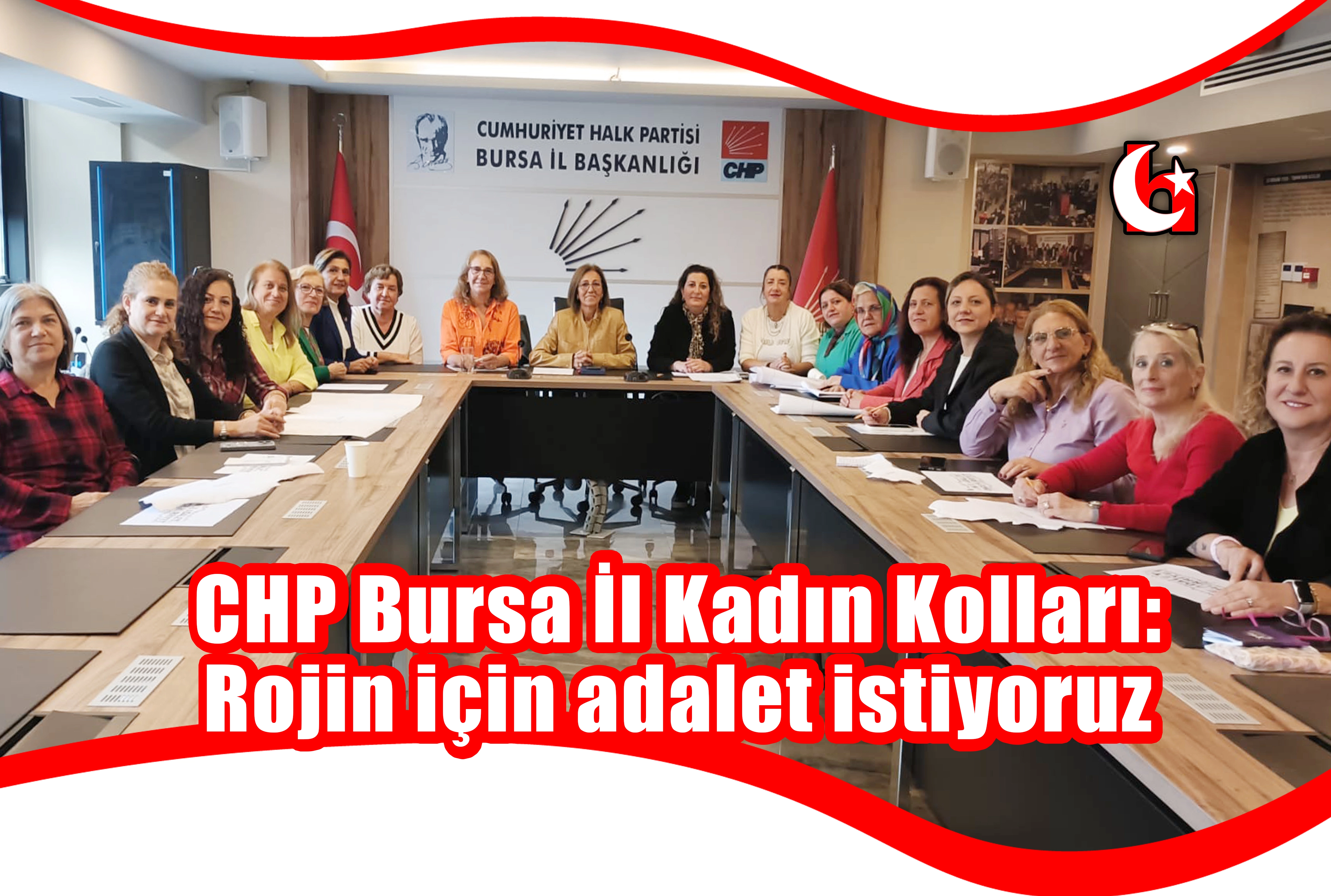 CHP Bursa İl Kadın Kolları: Rojin için adalet istiyoruz 