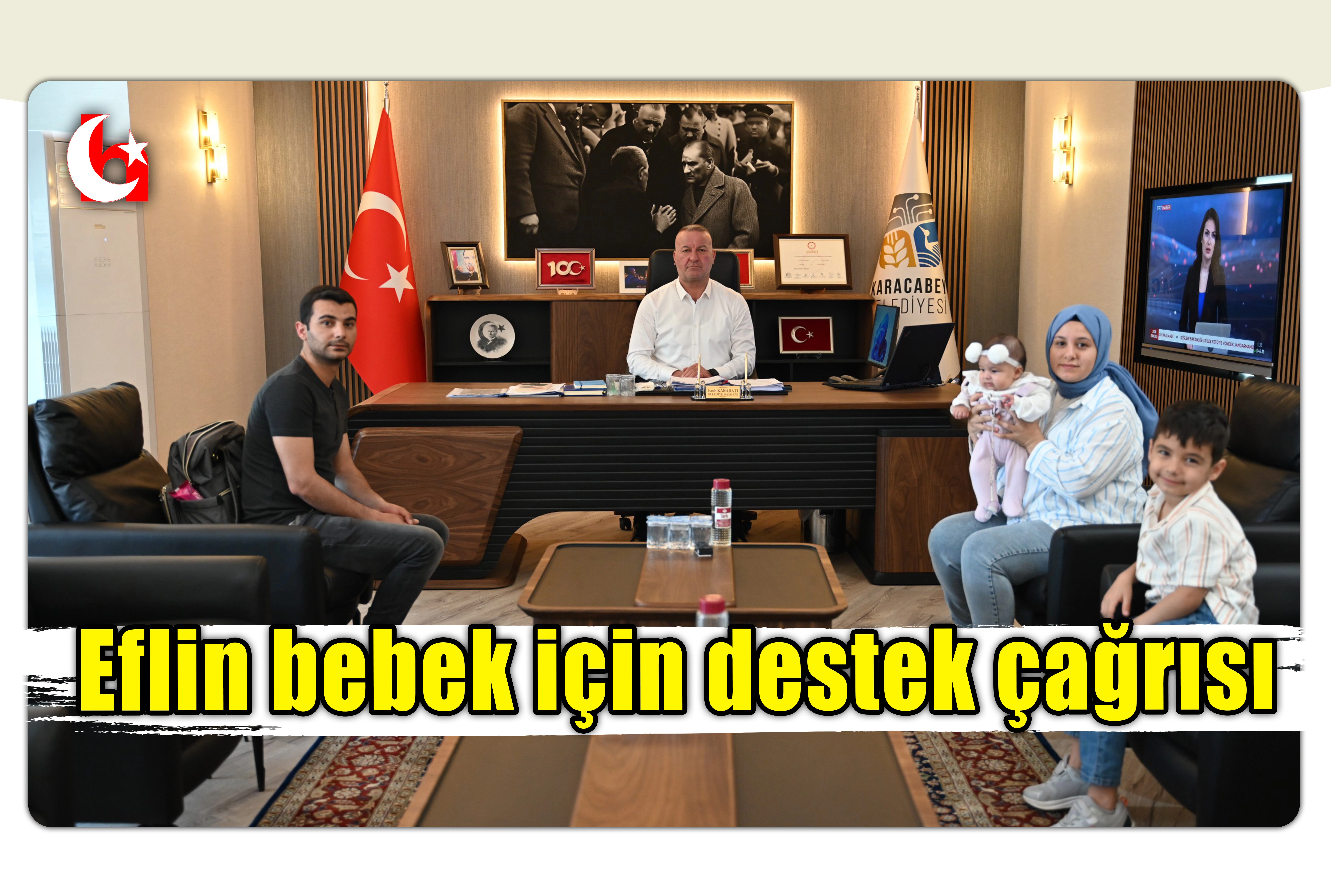 Eflin bebek i&ccedil;in destek &ccedil;ağrısı