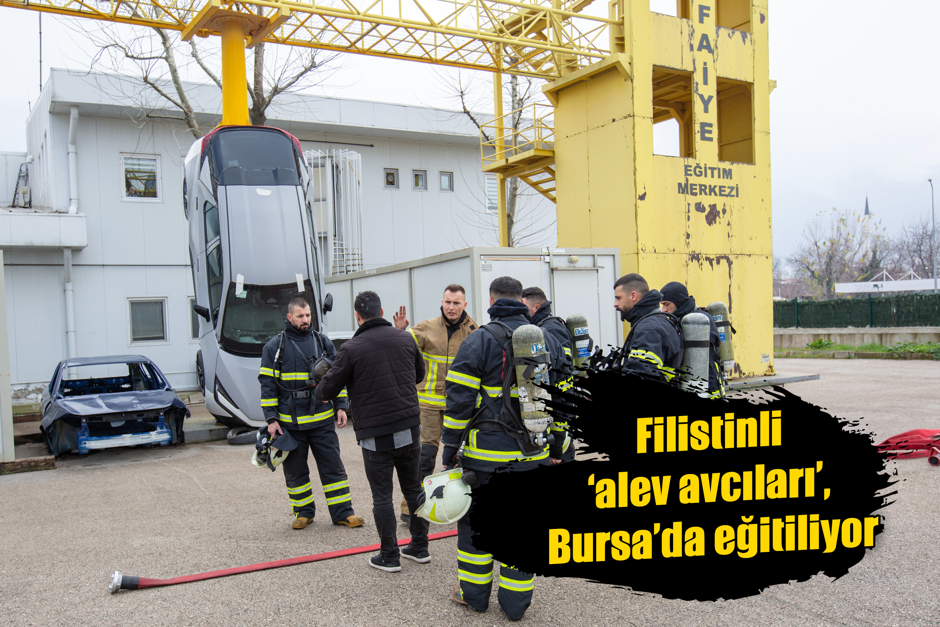 Filistinli ‘alev avcıları’, Bursa’da eğitiliyor