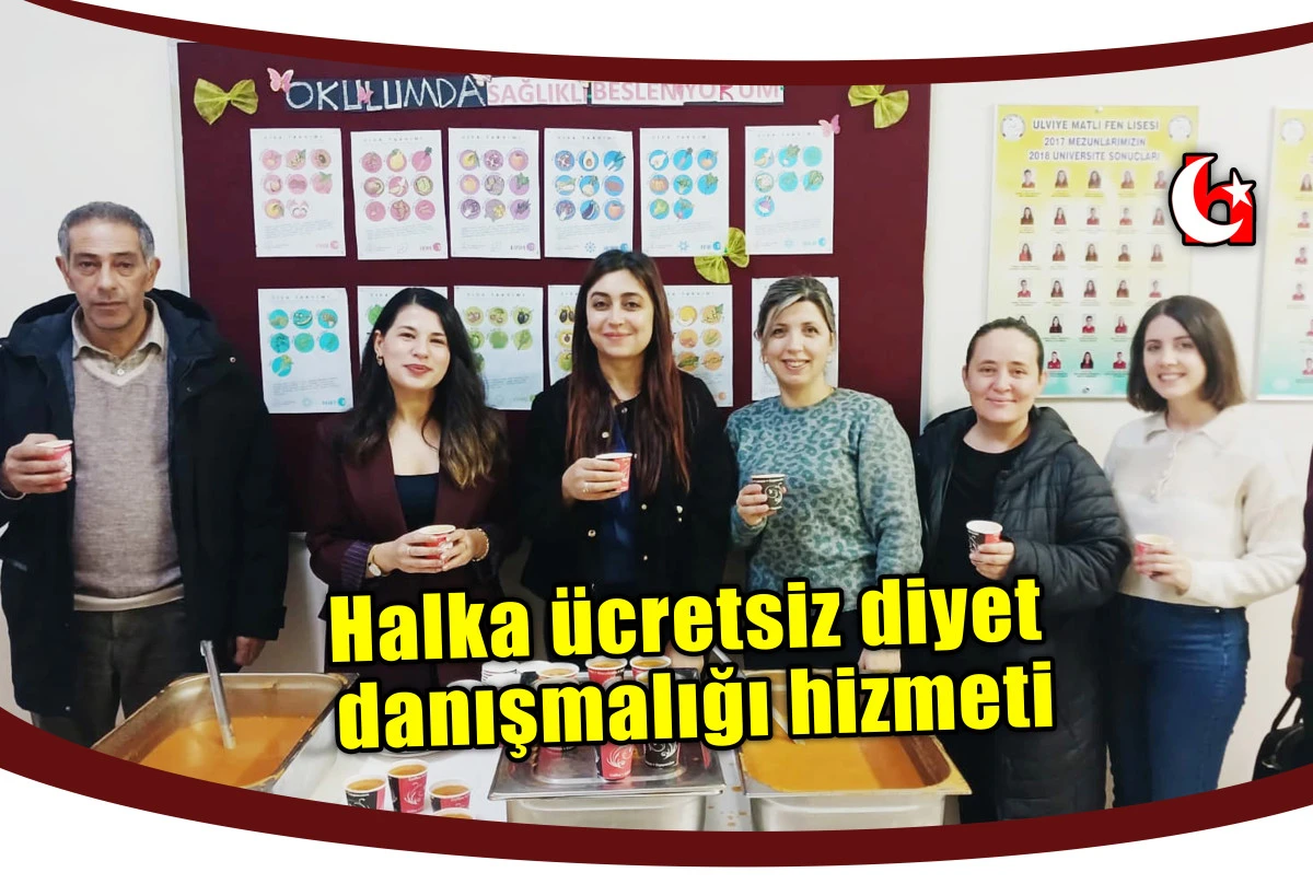 Halka ücretsiz diyet danışmalığı hizmeti