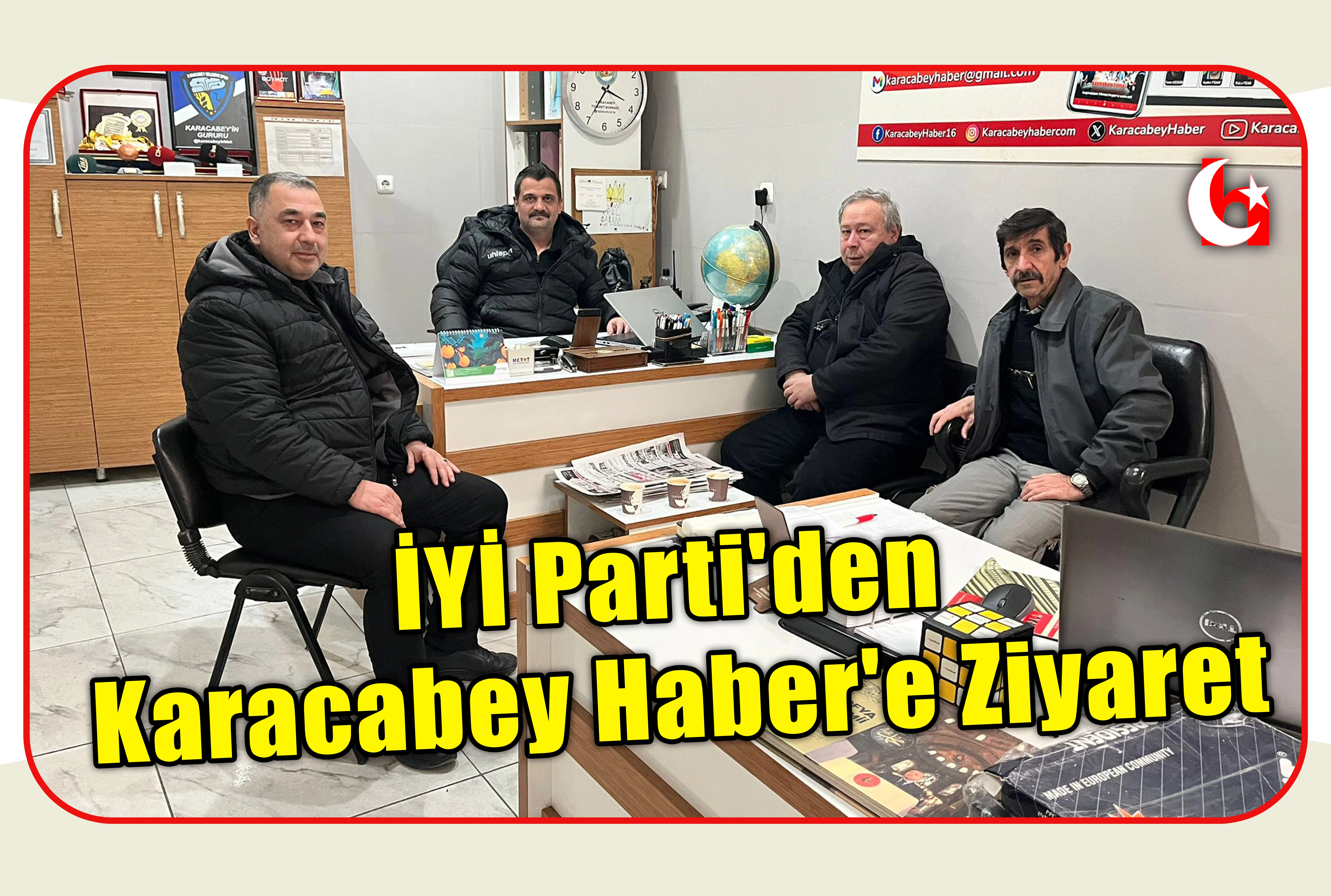 İYİ Parti'den Karacabey Haber'e Ziyaret