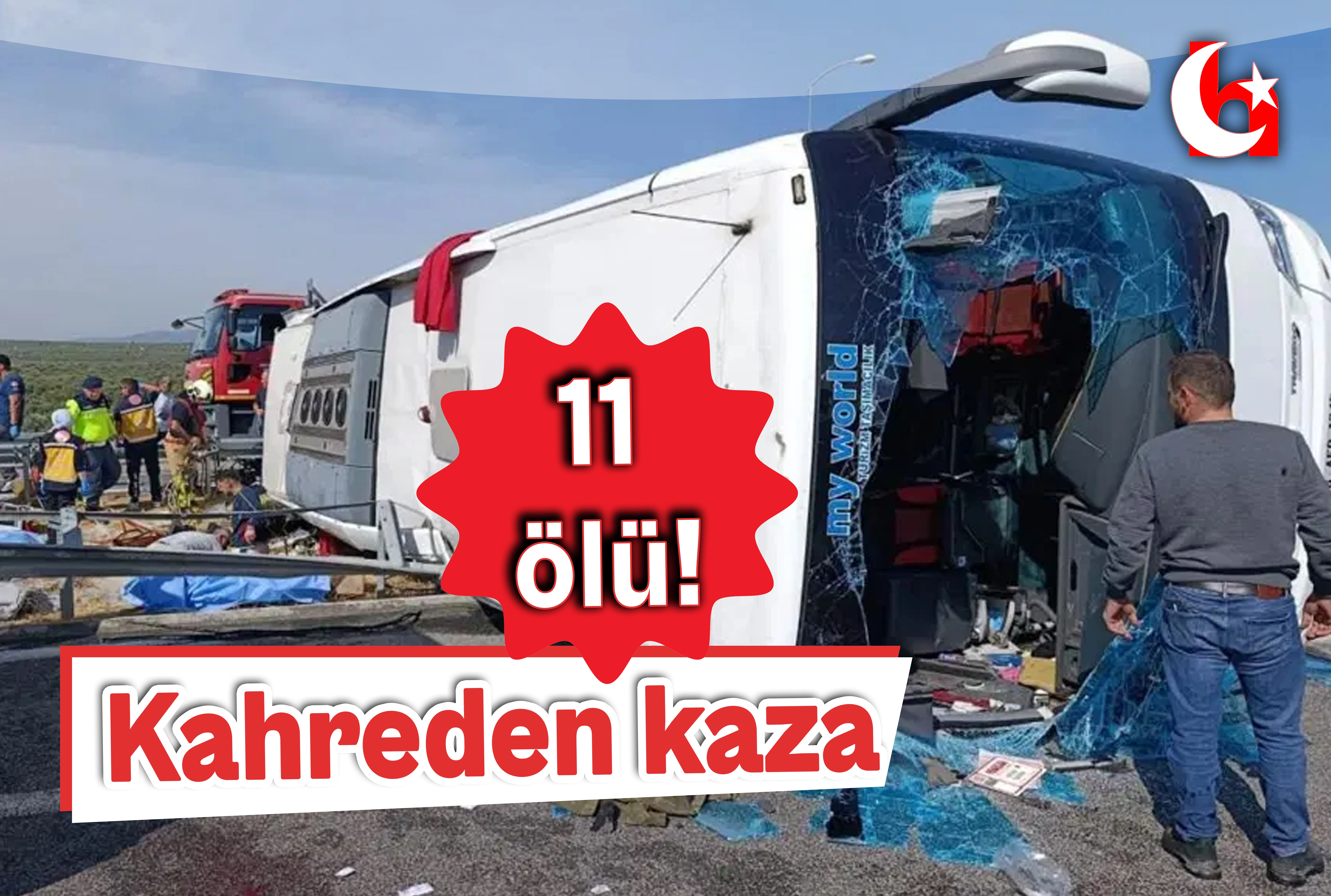 Kahreden kaza: 11 &ouml;l&uuml;!