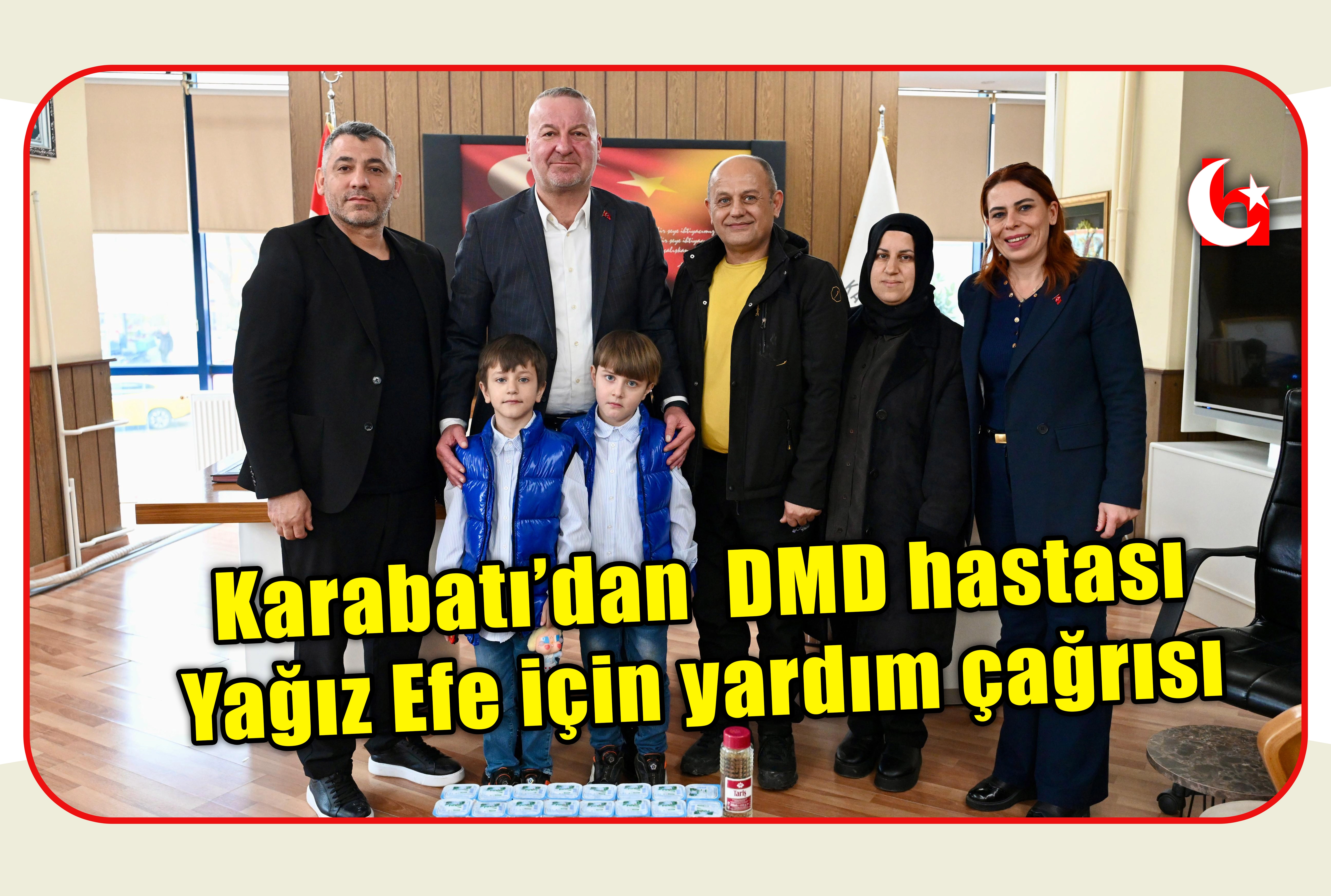 Karabatı&rsquo;dan  DMD hastası Yağız Efe i&ccedil;in yardım &ccedil;ağrısı