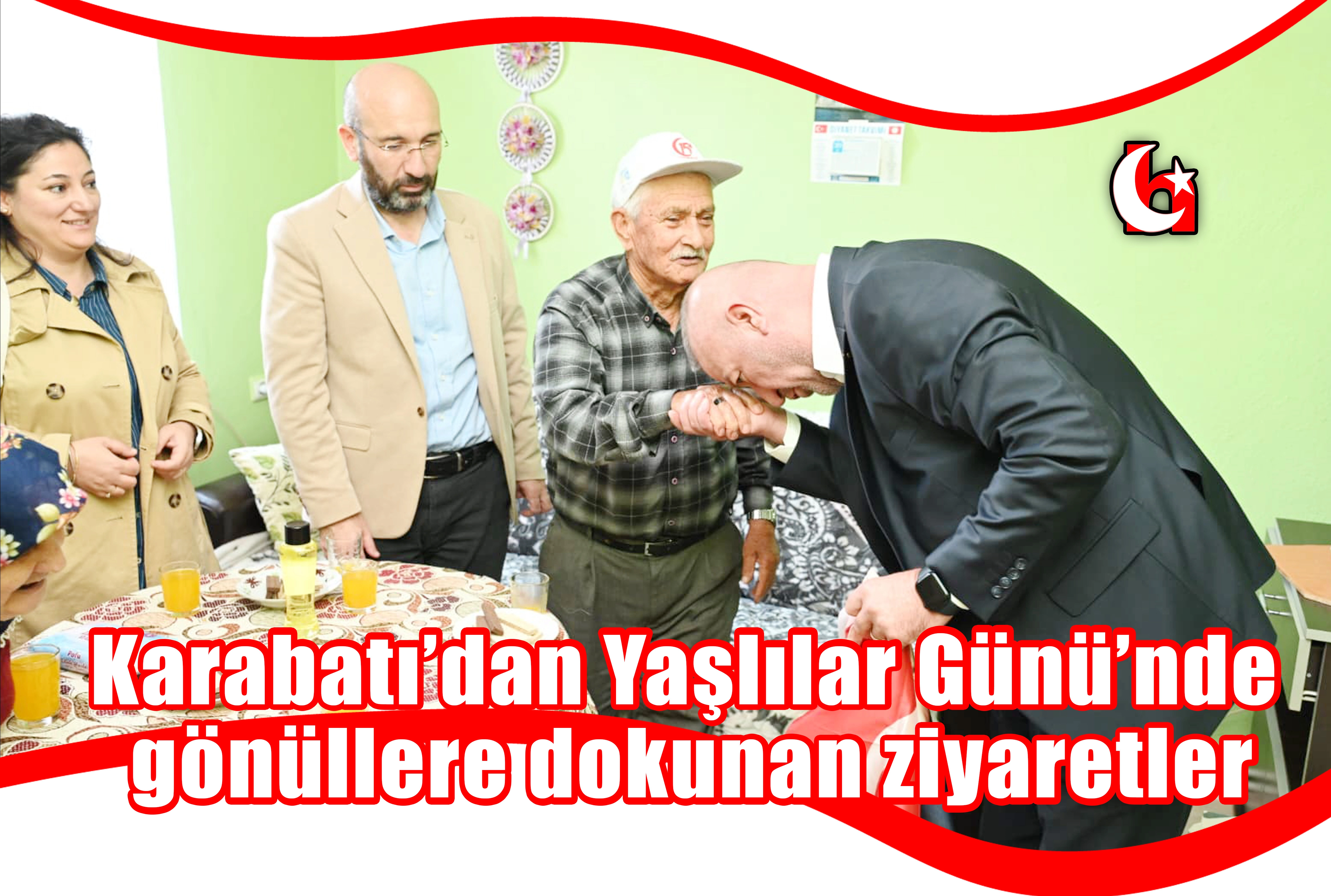 Karabatı’dan Yaşlılar Günü’nde gönüllere dokunan ziyaretler