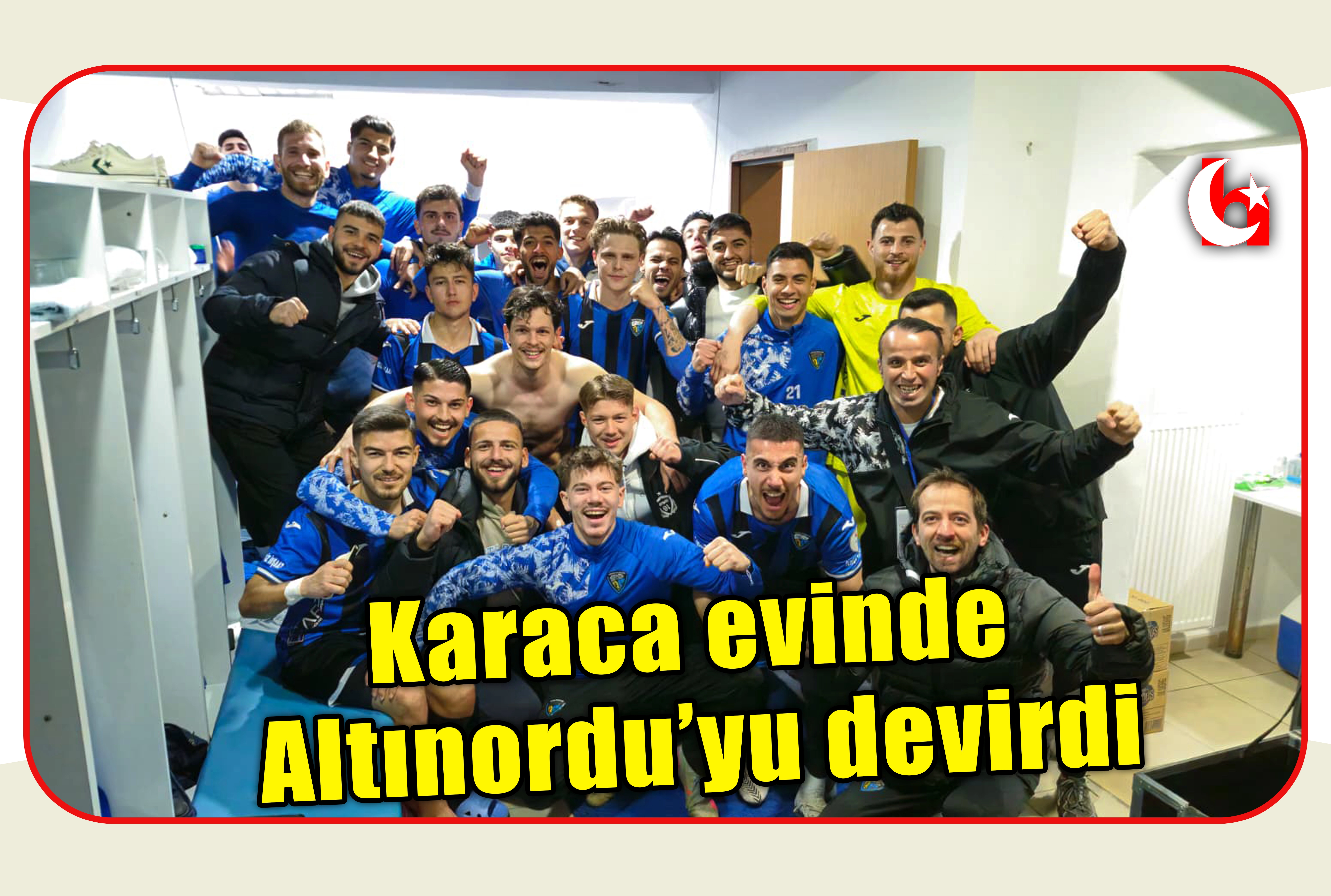 Karaca evinde  Altınordu&rsquo;yu devirdi