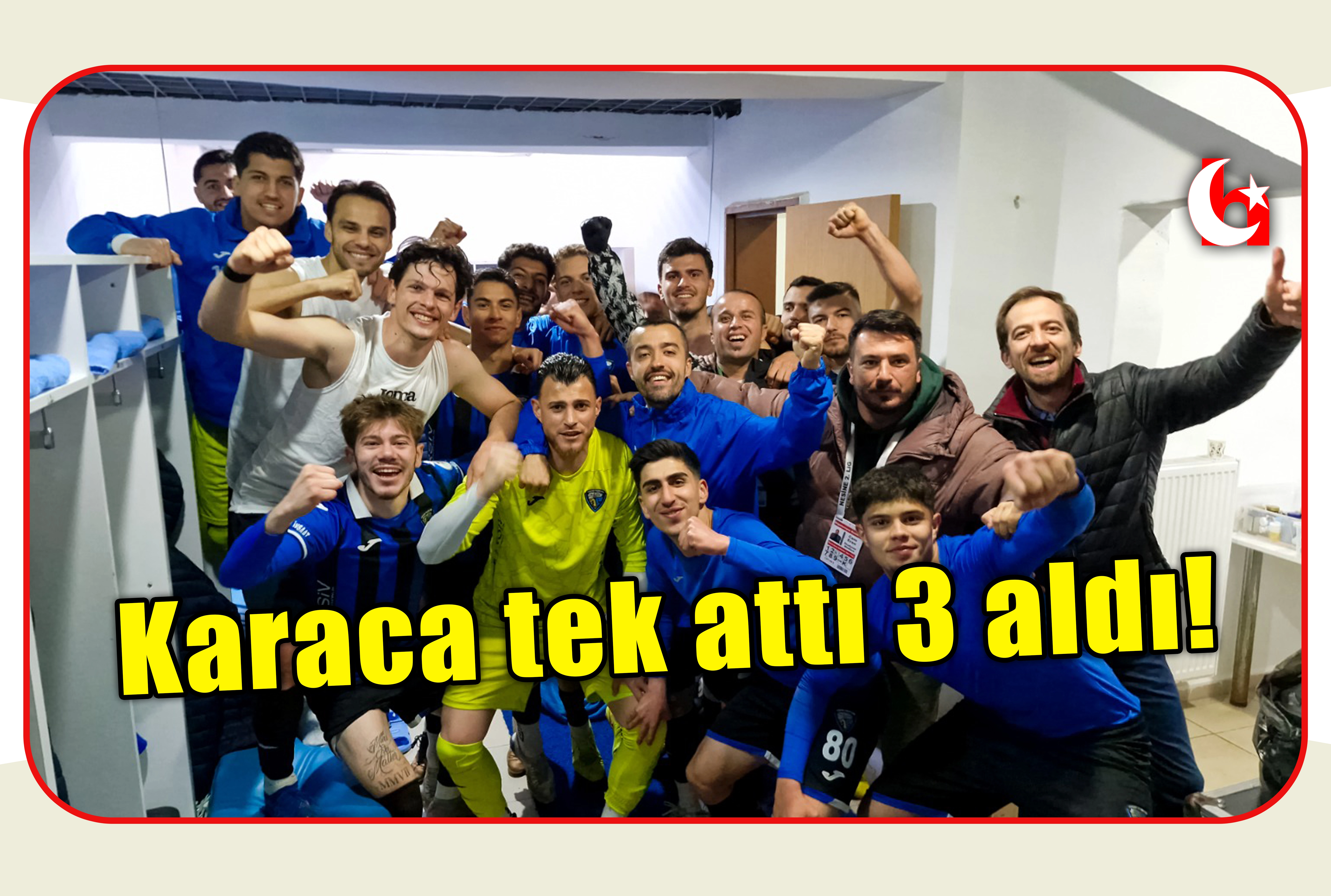 Karaca tek attı 3 aldı!