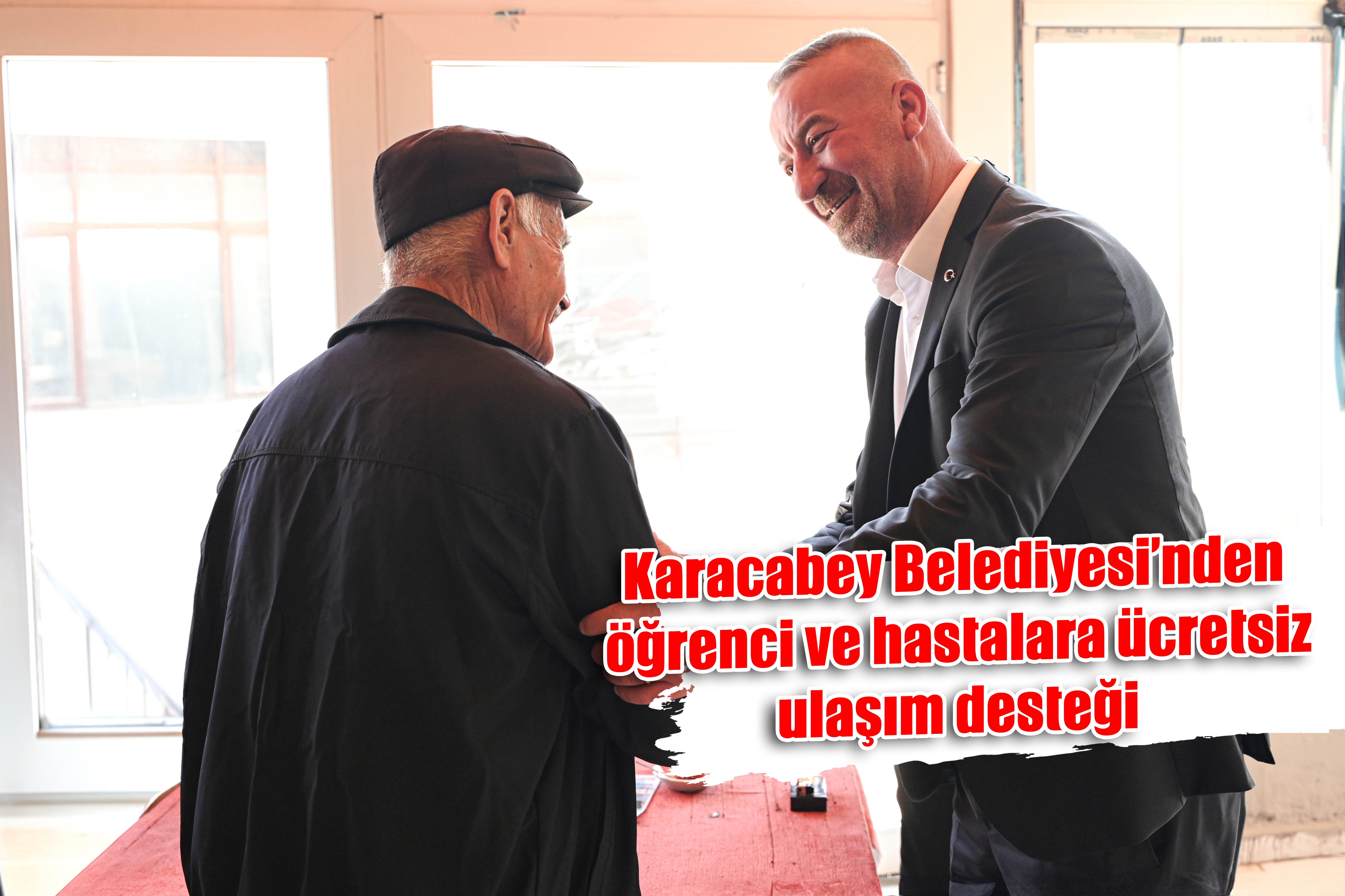 Karacabey Belediyesi’nden öğrenci ve hastalara ücretsiz ulaşım desteği