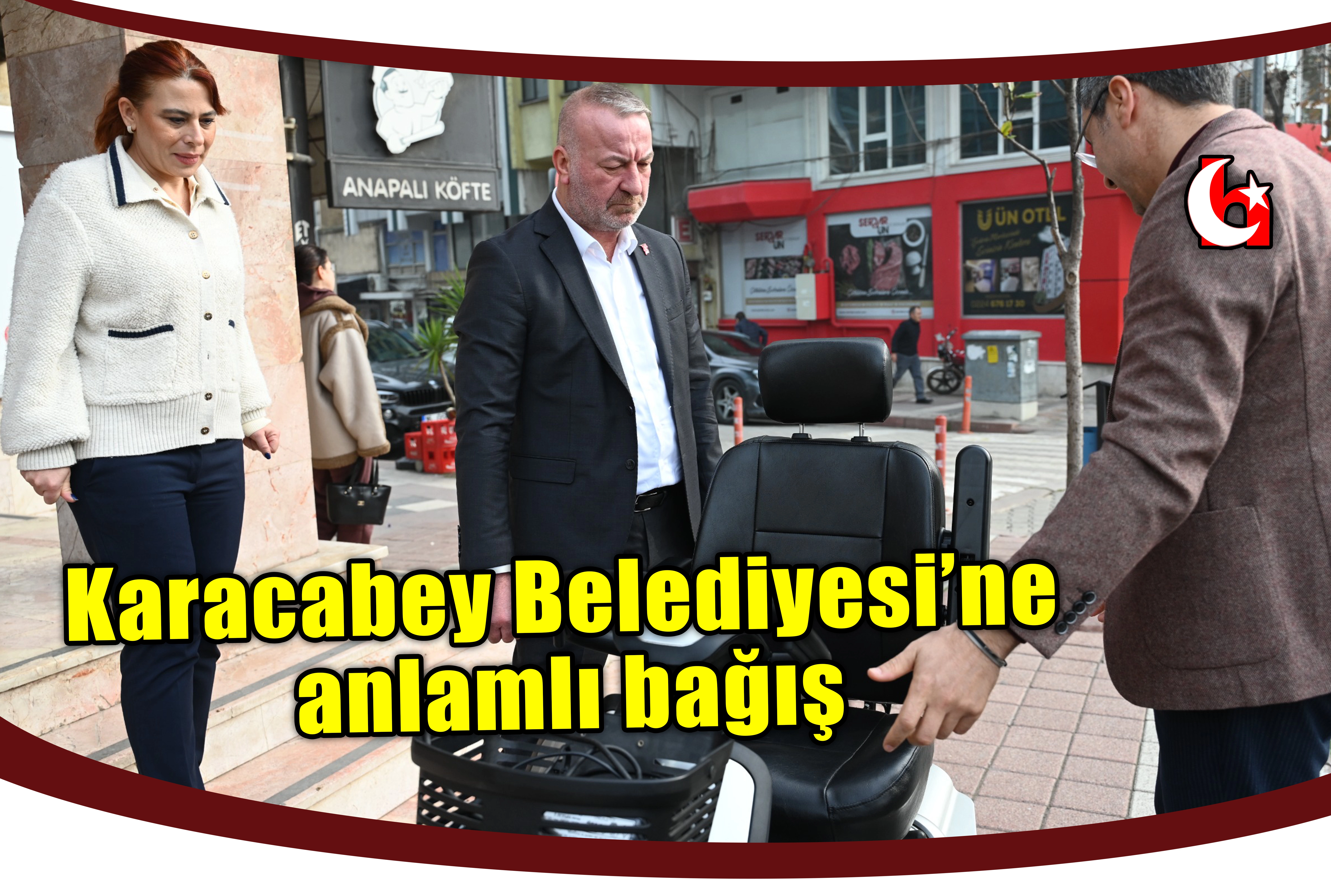 Karacabey Belediyesi’ne  anlamlı bağış