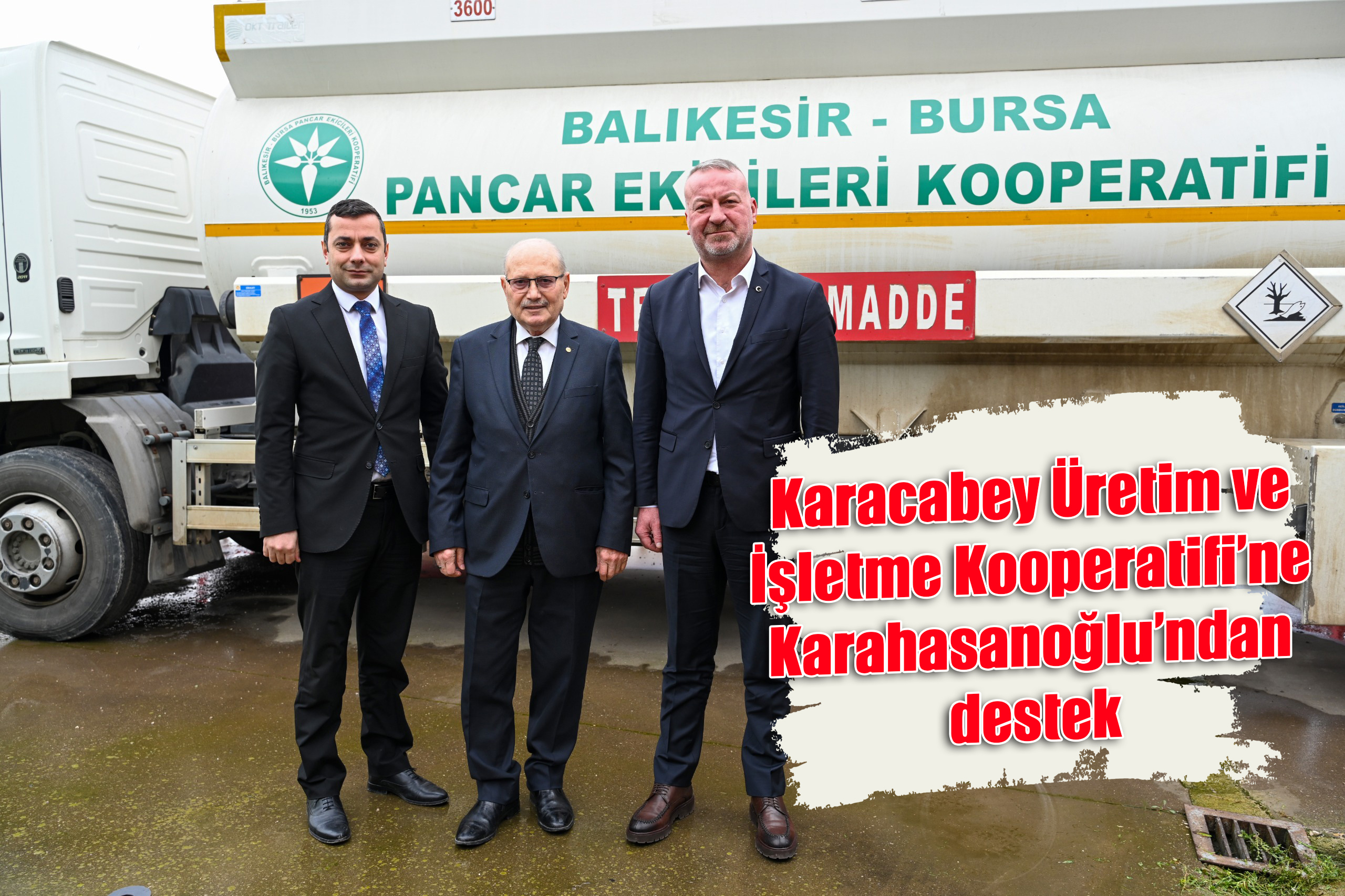 Karacabey Üretim ve İşletme Kooperatifi’ne Karahasanoğlu’ndan destek