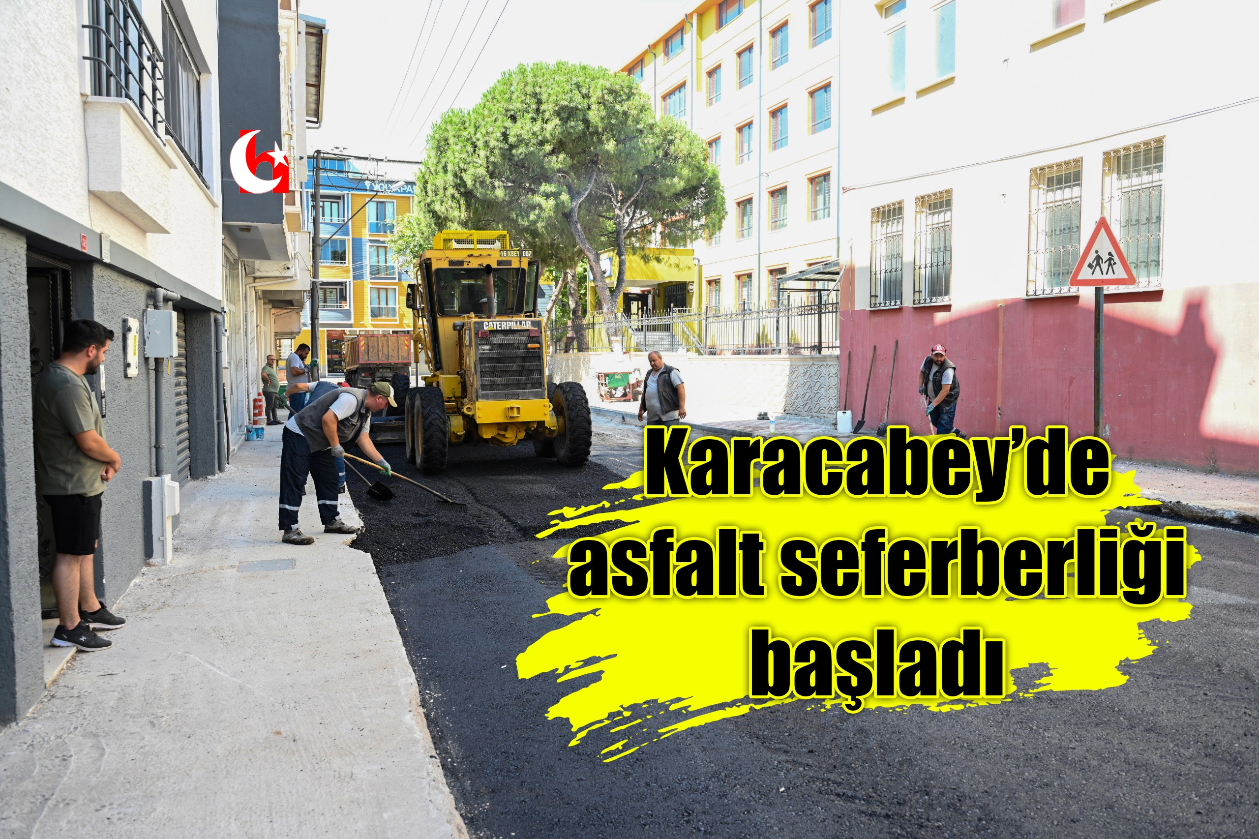 Karacabey’de asfalt seferberliği