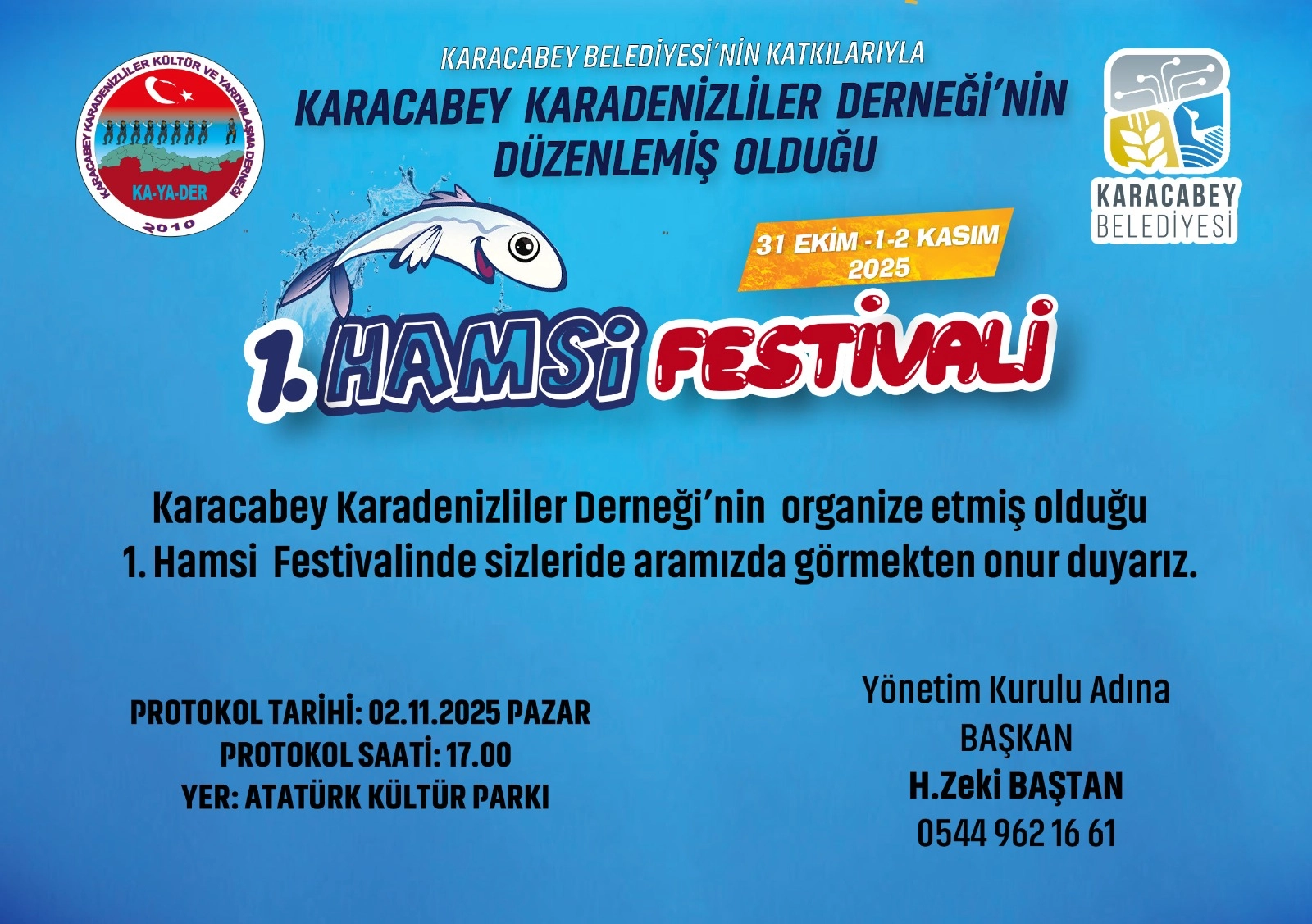 Karacabey’de İlk Kez “Hamsi ve Kuymak Festivali” Düzenleniyor