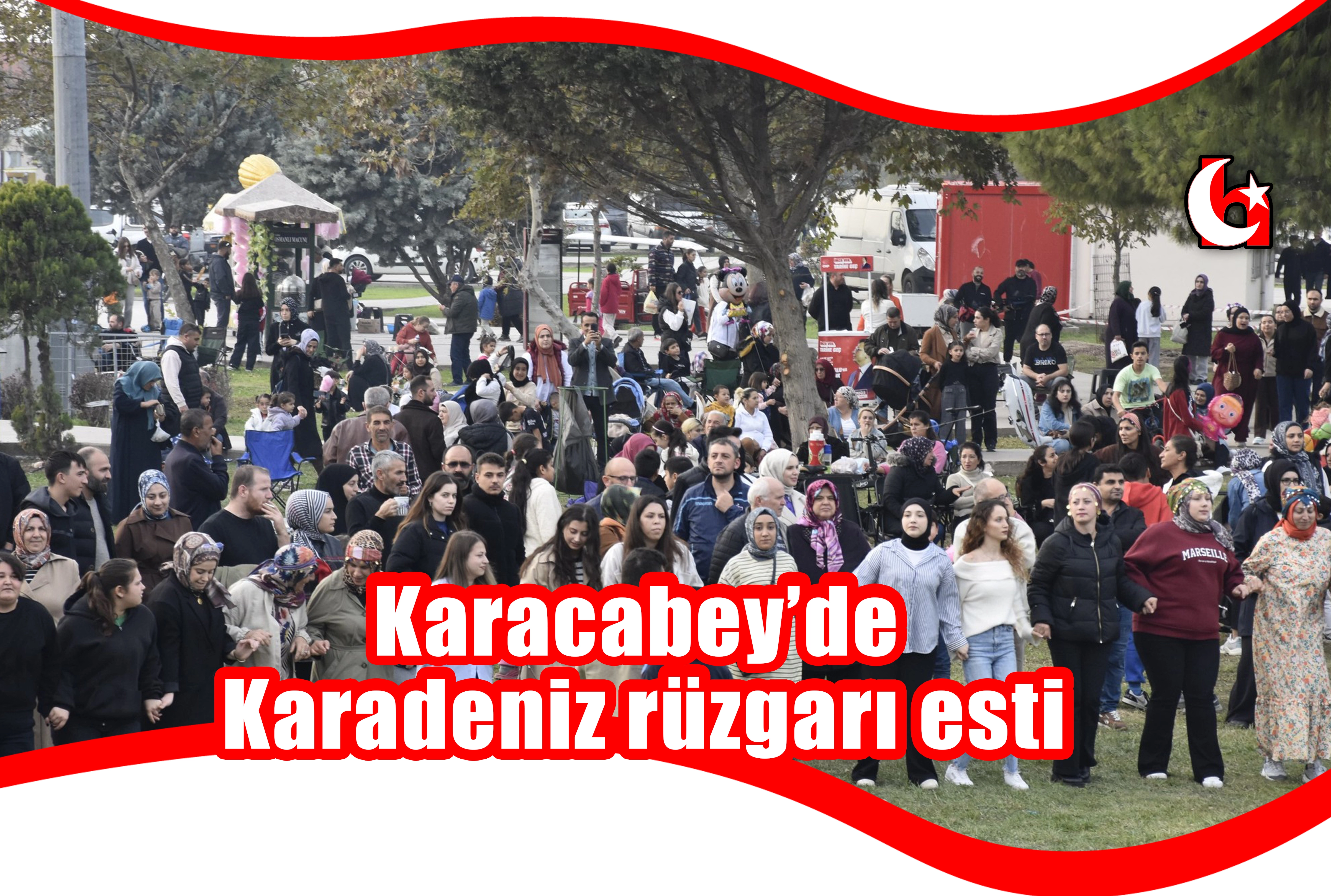 Karacabey’de  Karadeniz rüzgarı esti
