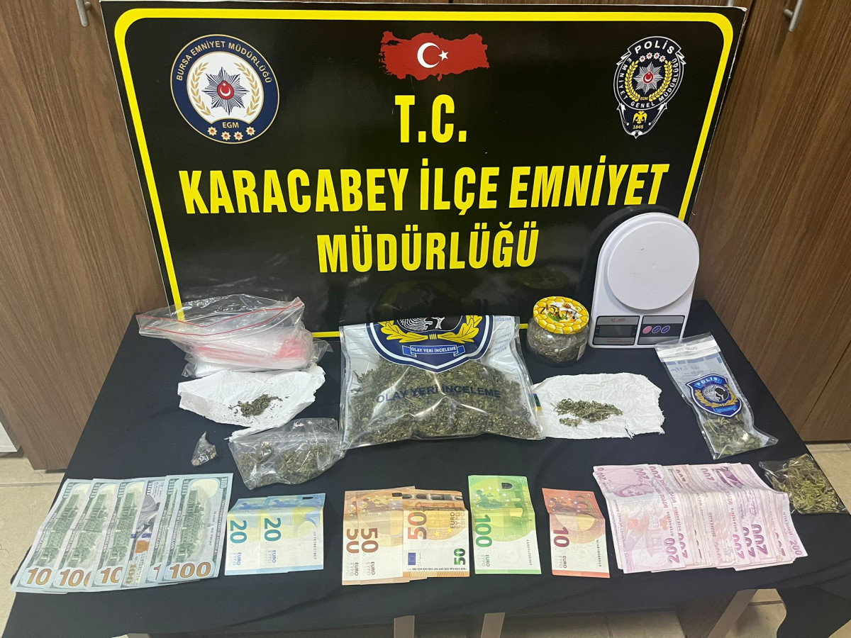 Karacabey’de uyuşturucu operasyonu: 3 tutuklu