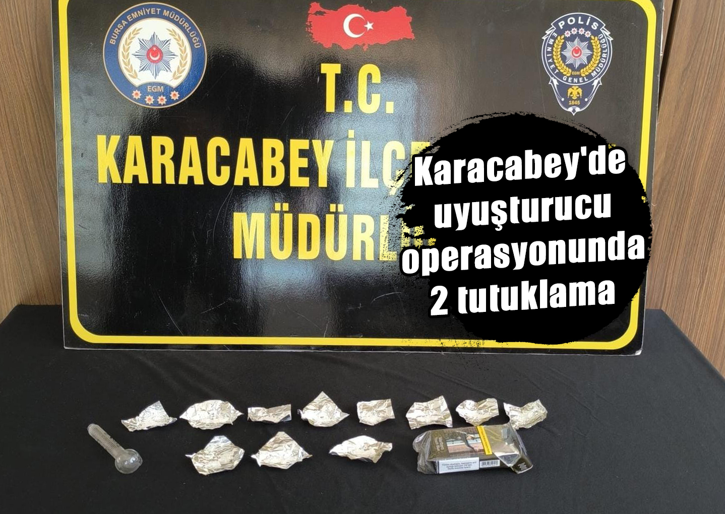 Karacabey'de uyuşturucu operasyonunda 2 tutuklama