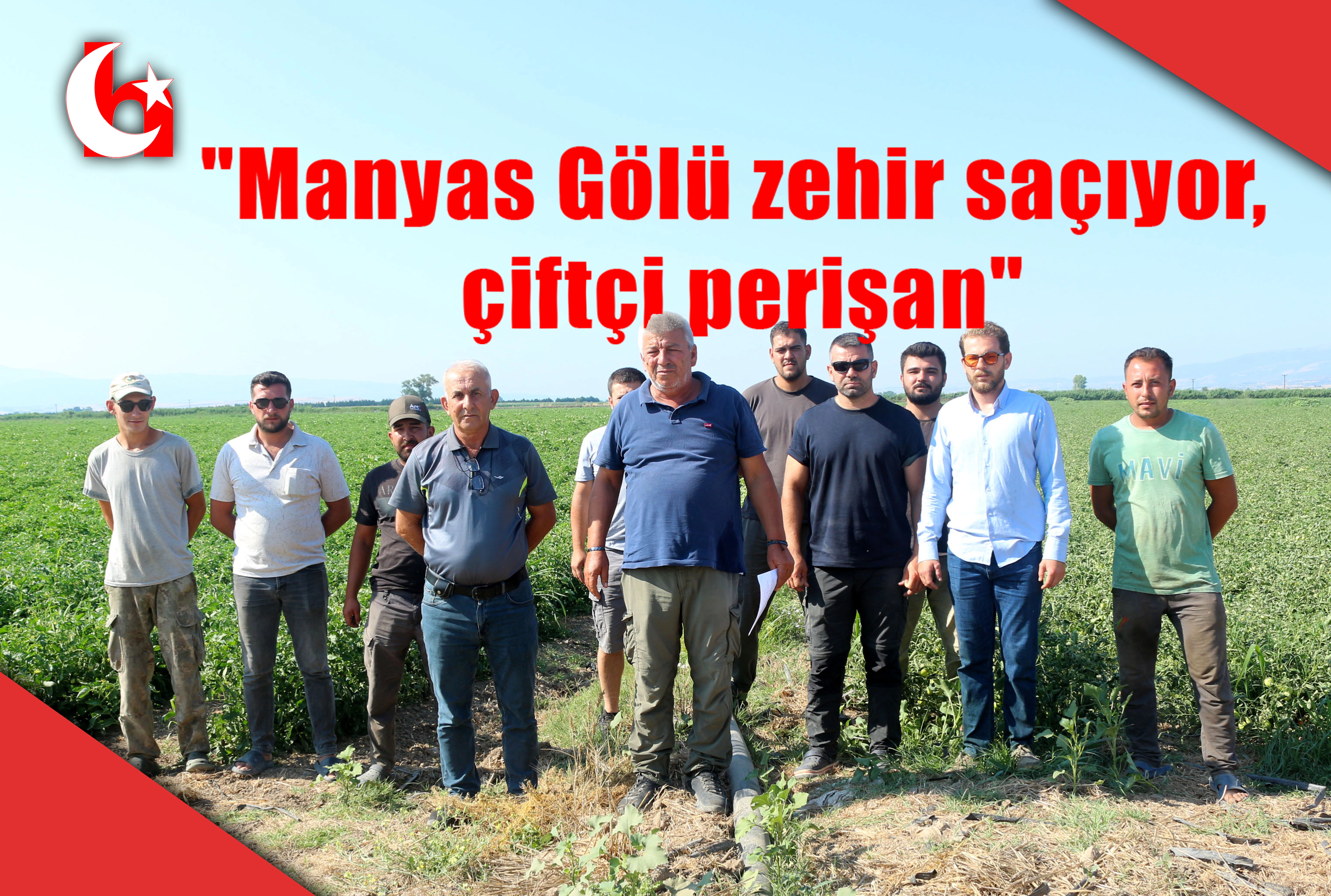 "Manyas G&ouml;l&uuml; zehir sa&ccedil;ıyor, &ccedil;ift&ccedil;i perişan"