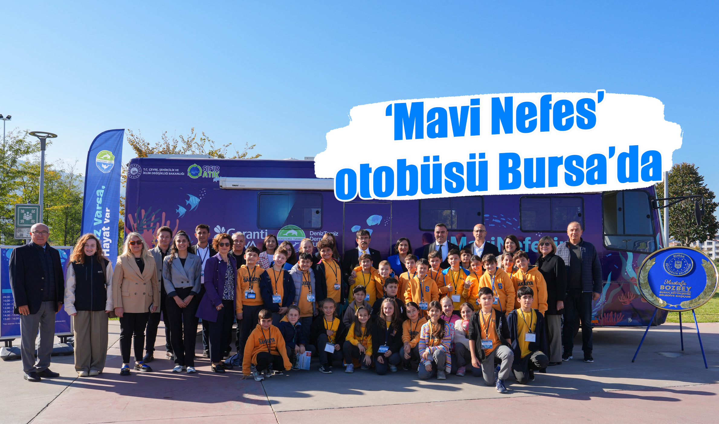 ‘Mavi Nefes’ otobüsü Bursa’da