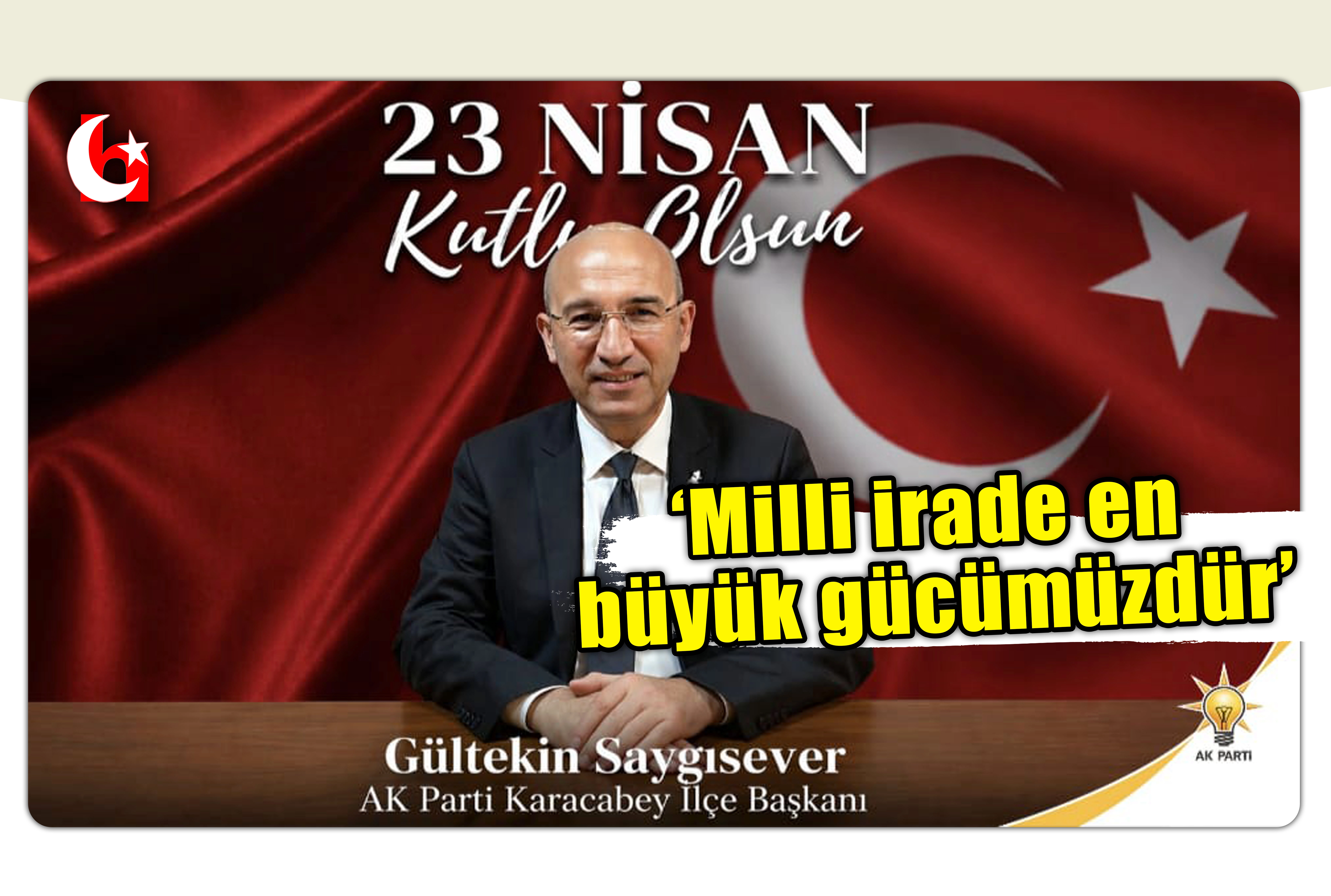 &lsquo;Milli irade en b&uuml;y&uuml;k g&uuml;c&uuml;m&uuml;zd&uuml;r&rsquo;