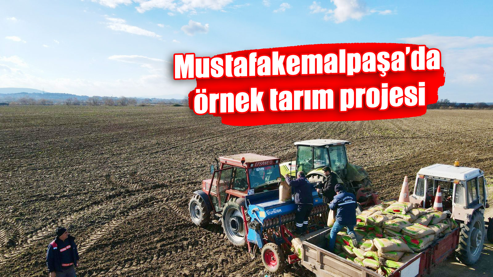 Mustafakemalpaşa’da  örnek tarım projesi