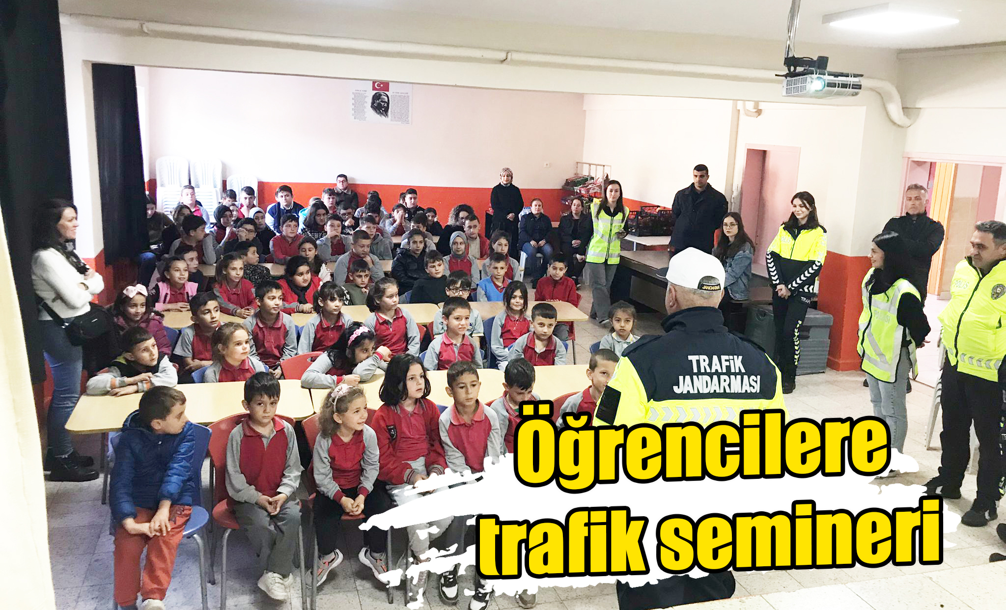 Öğrencilere trafik semineri