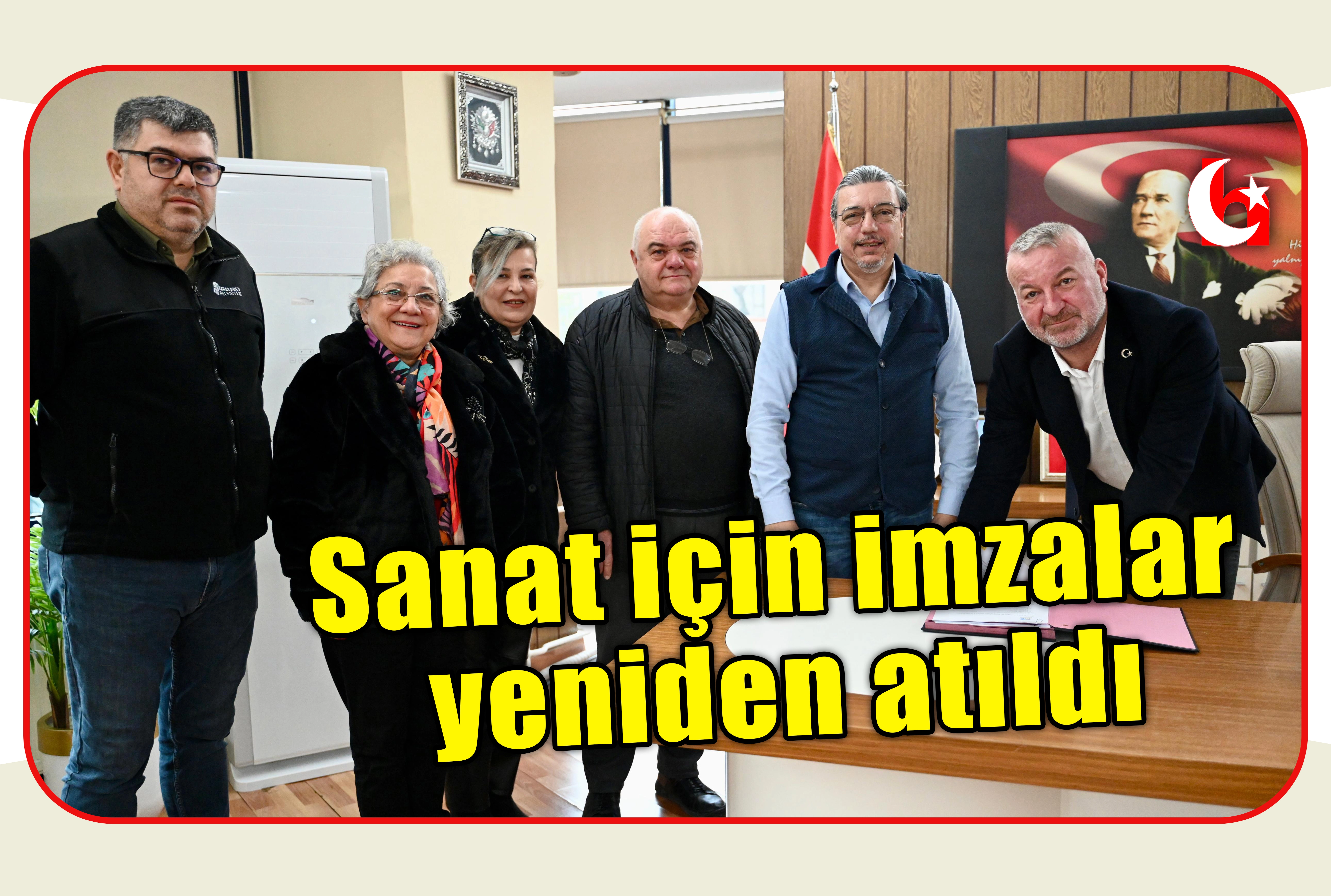 Sanat i&ccedil;in imzalar yeniden atıldı