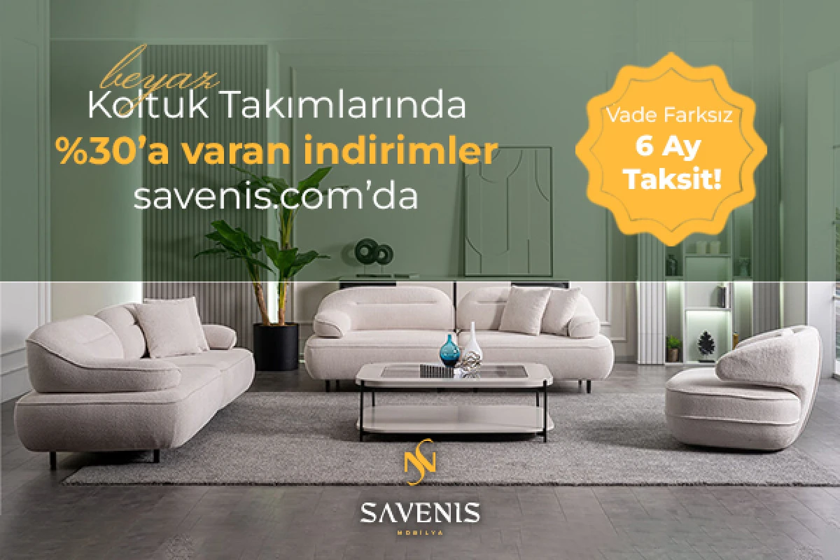 Şık ve Rahat Koltuk Takımları Savenis.com&rsquo;da!