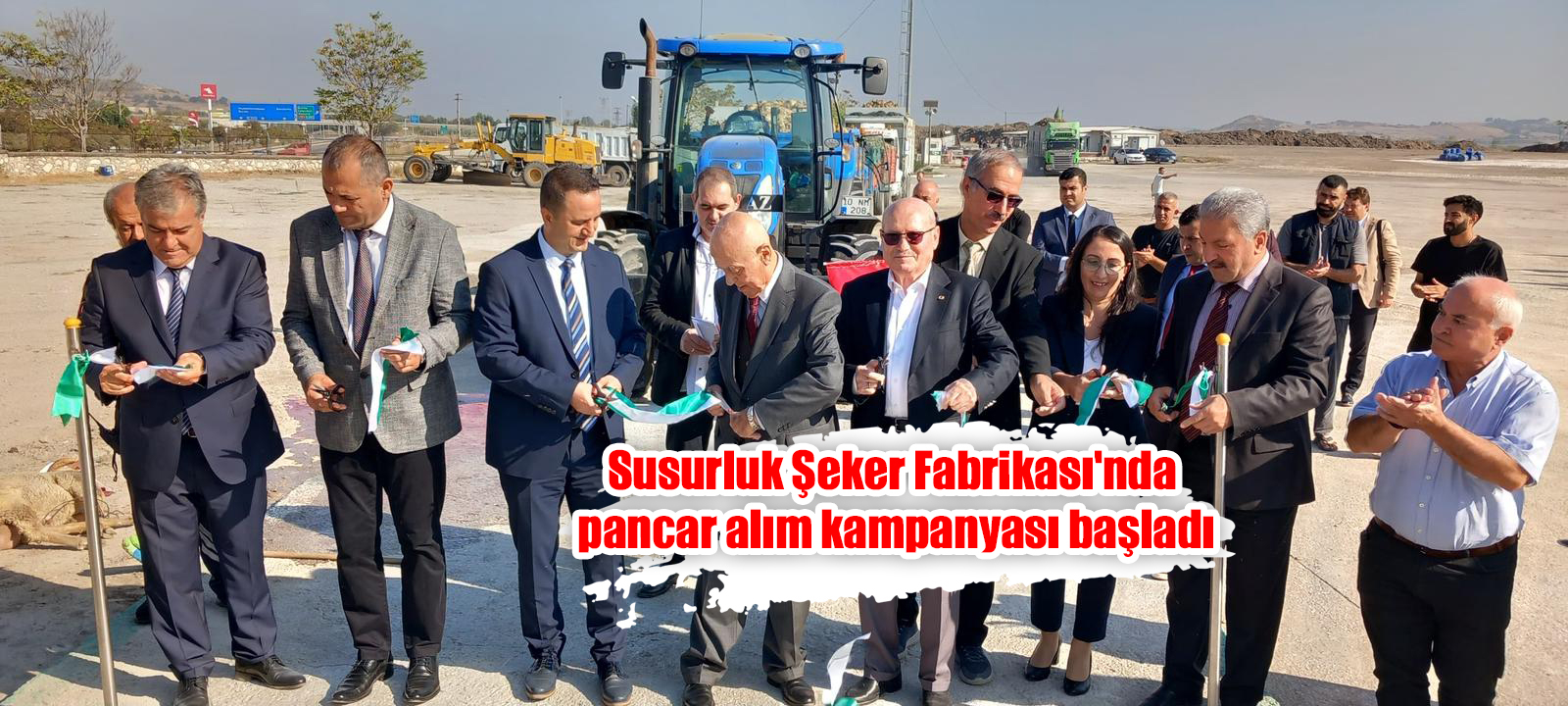 Susurluk Şeker Fabrikası'nda pancar alım kampanyası başladı