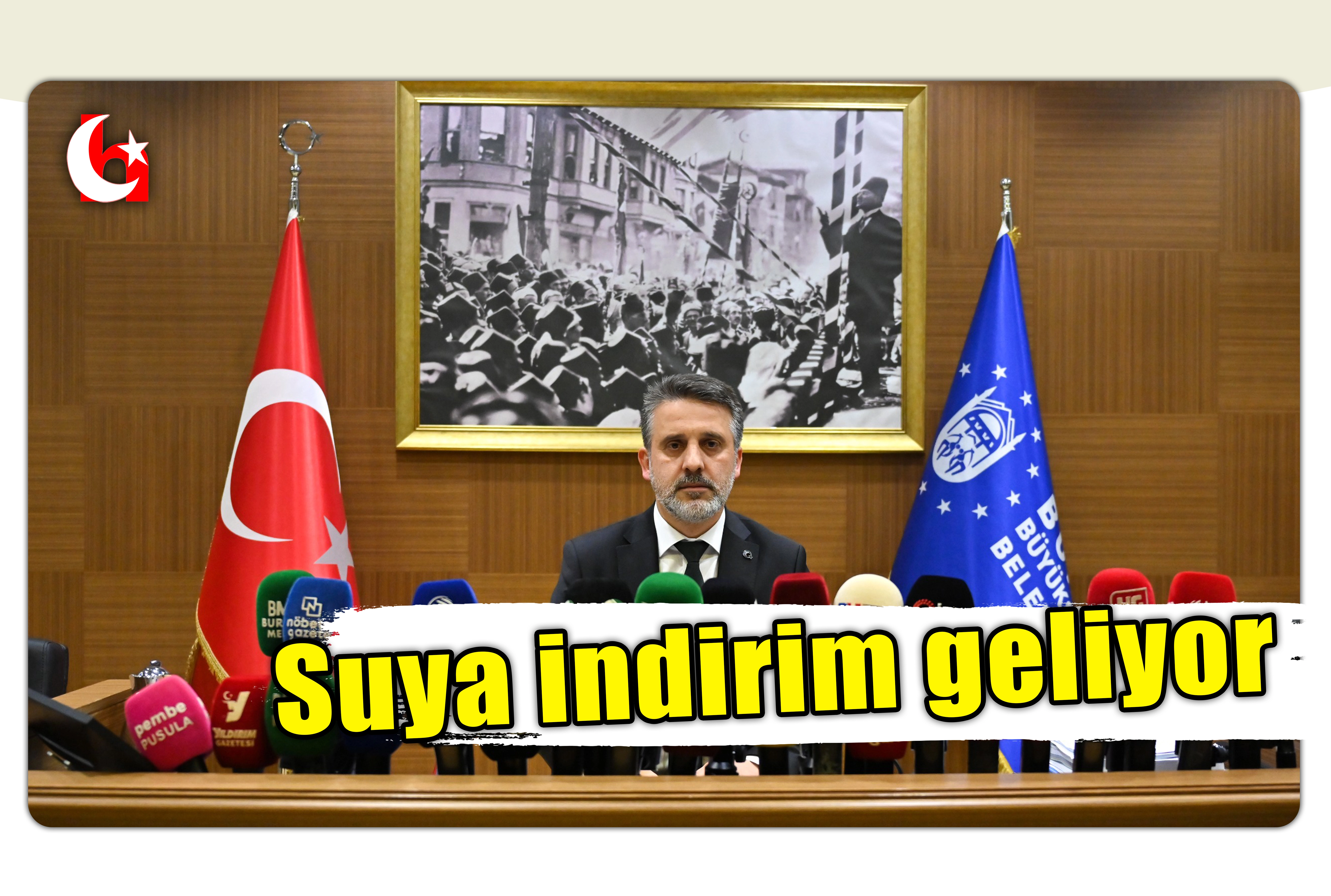 Suya indirim geliyor