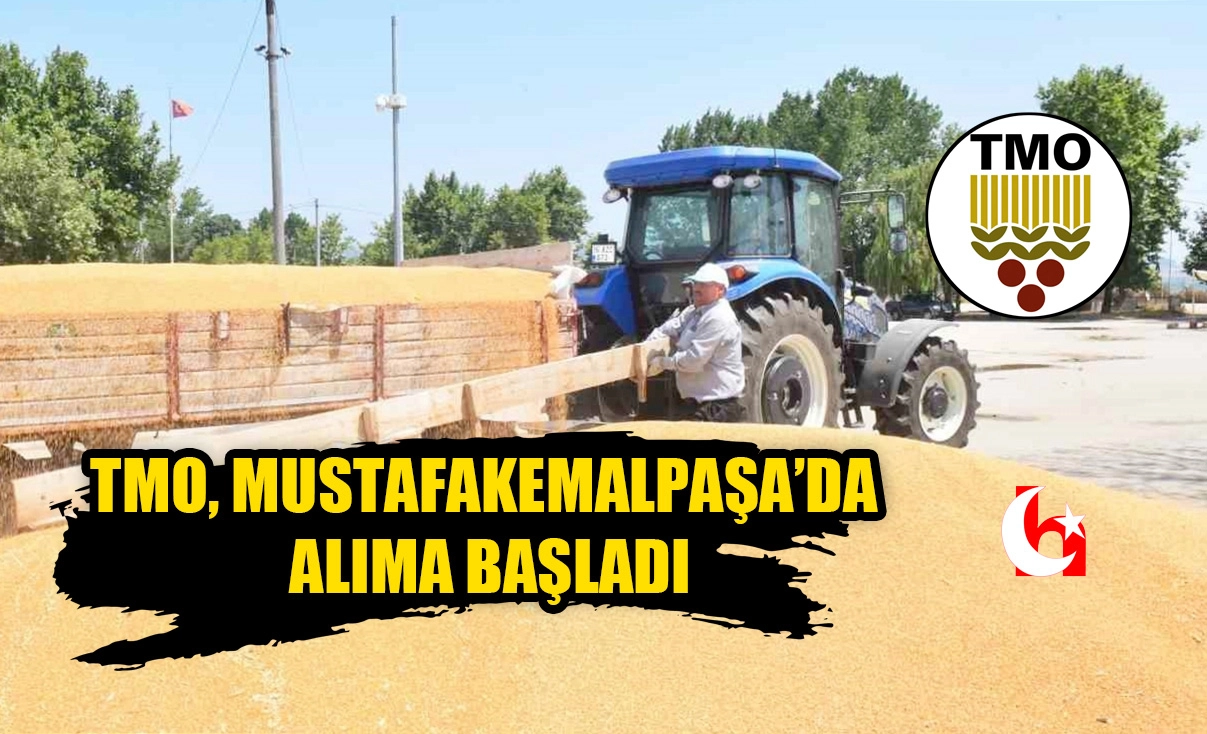 TMO, MUSTAFAKEMALPAŞA’DA ALIMA BAŞLADI