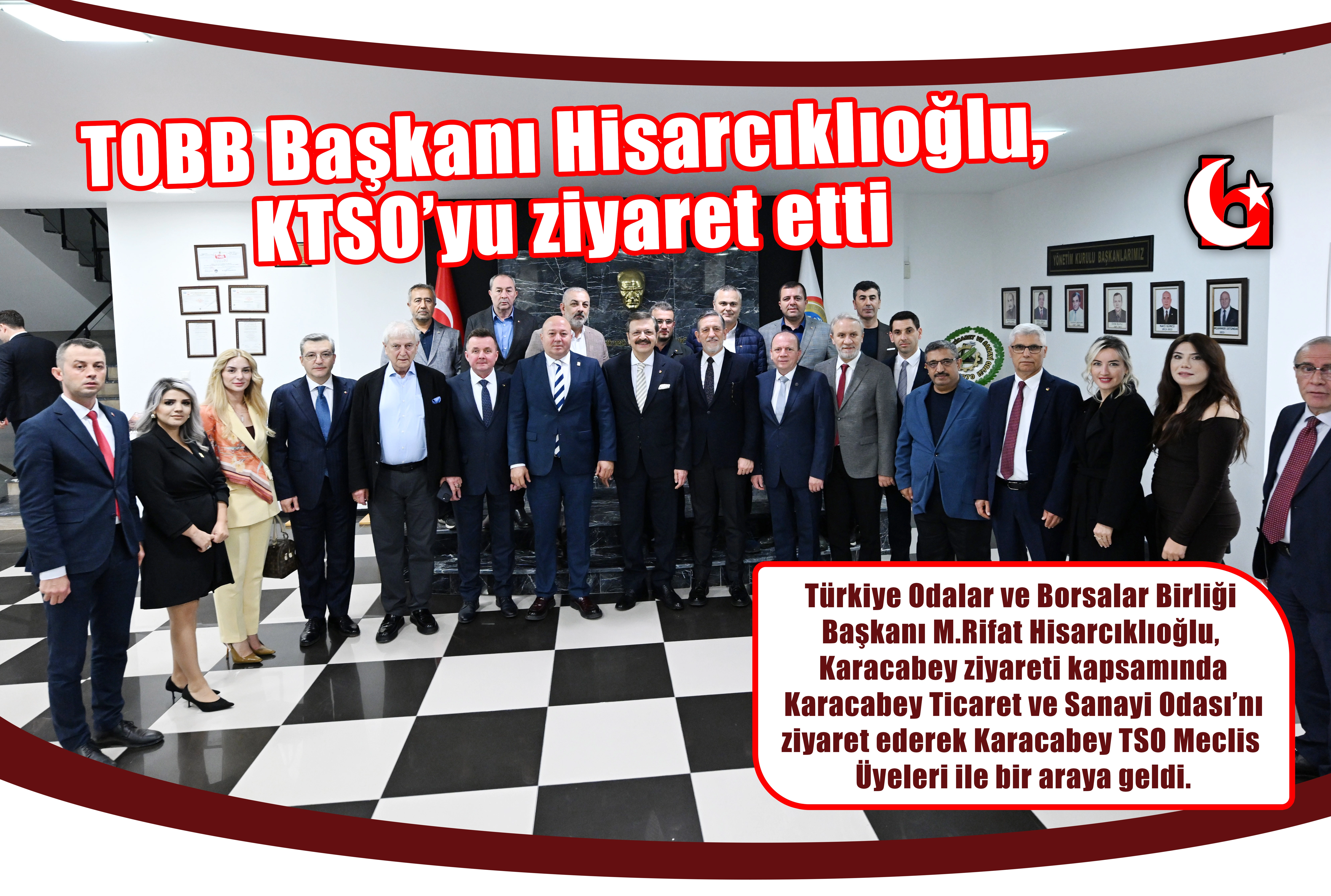 TOBB Başkanı Hisarcıklıoğlu,  KTSO’yu ziyaret etti