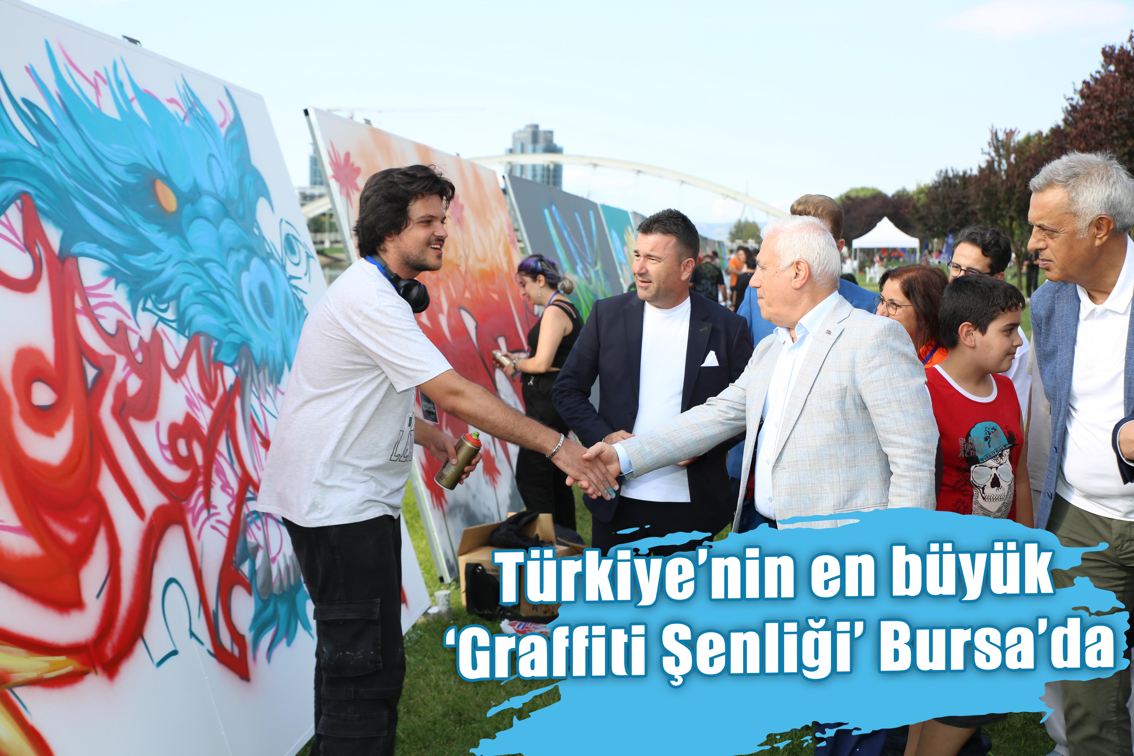 Türkiye’nin en büyük ‘Graffiti Şenliği’ Bursa’da