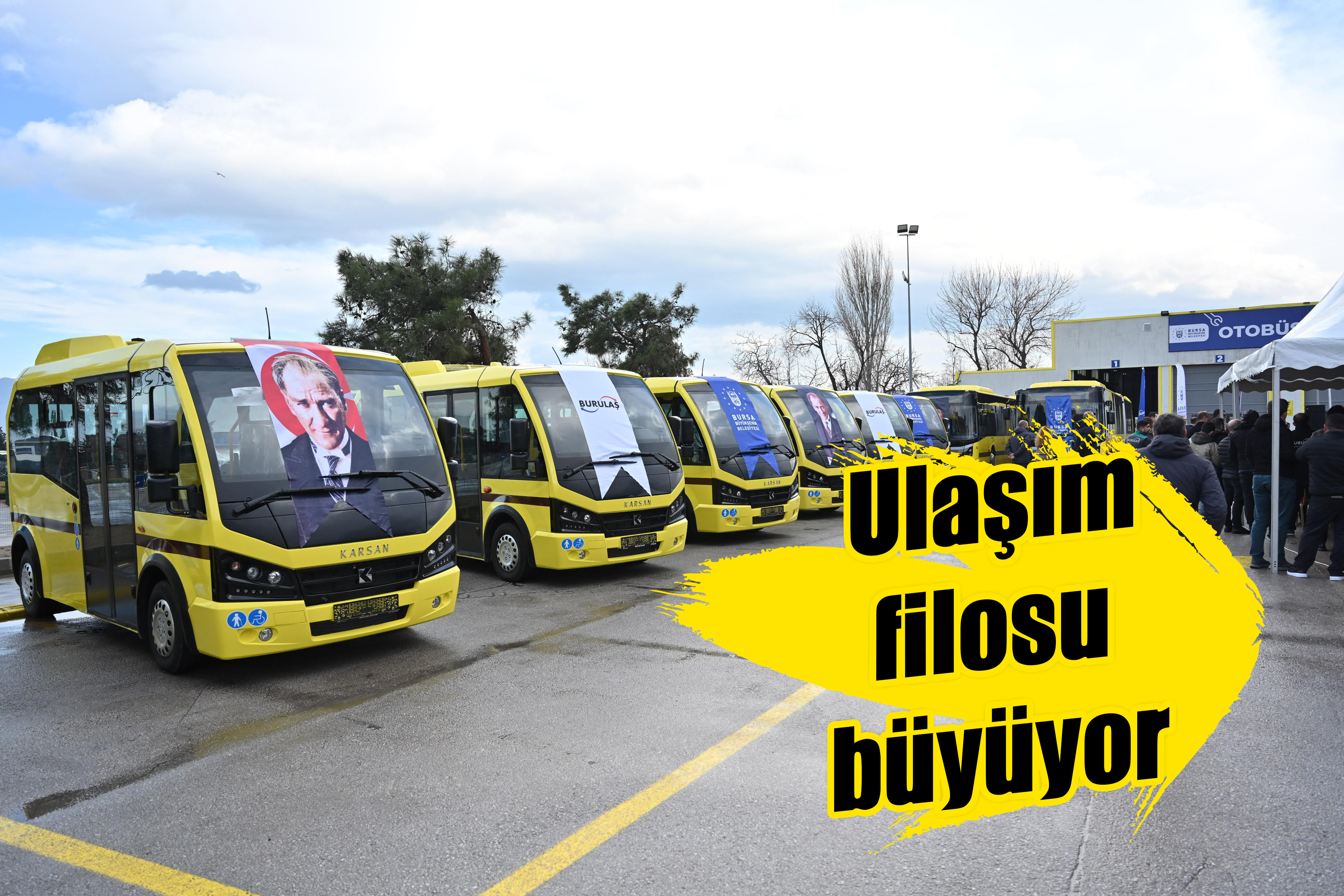 Ulaşım filosu büyüyor