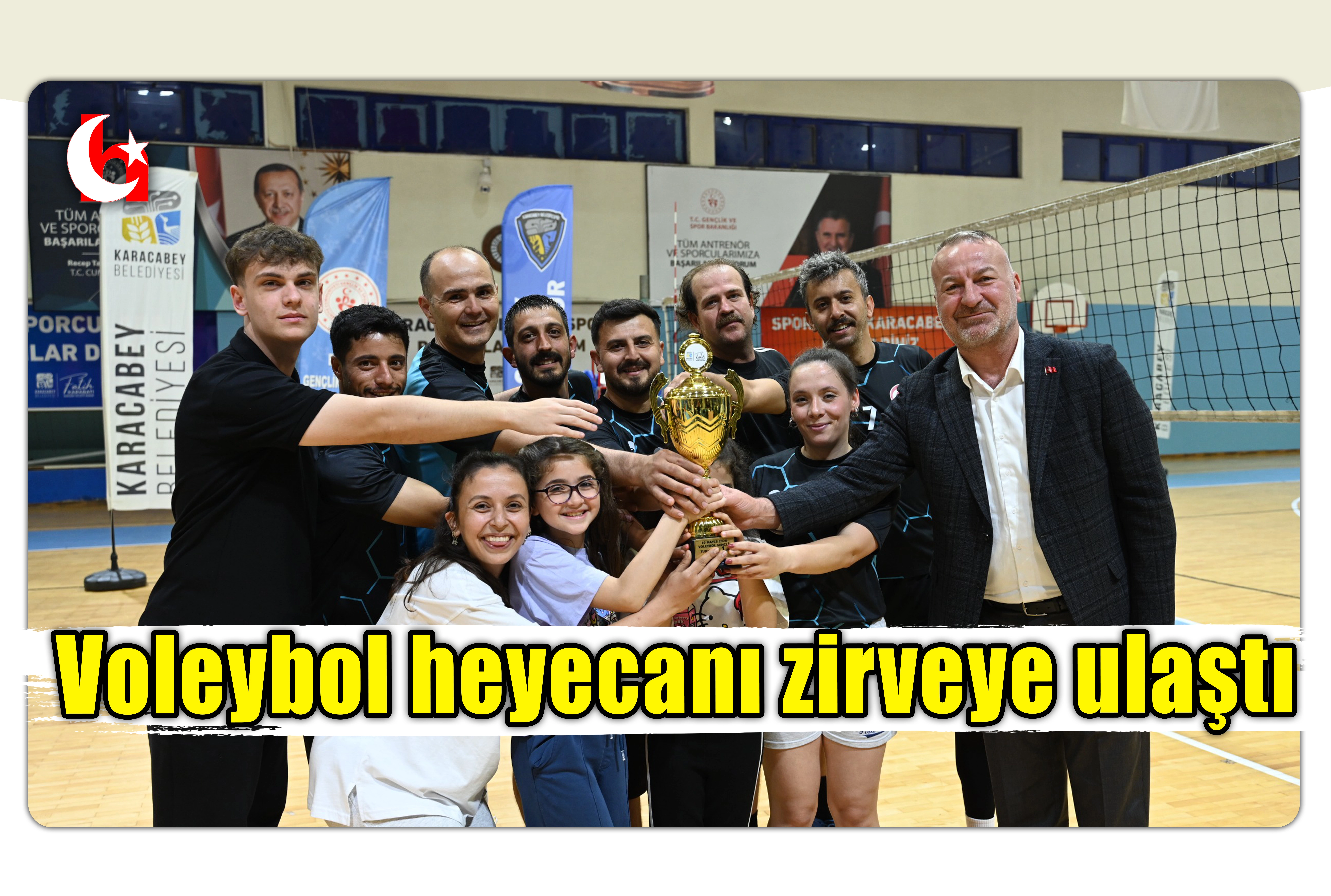 Voleybol heyecanı zirveye ulaştı