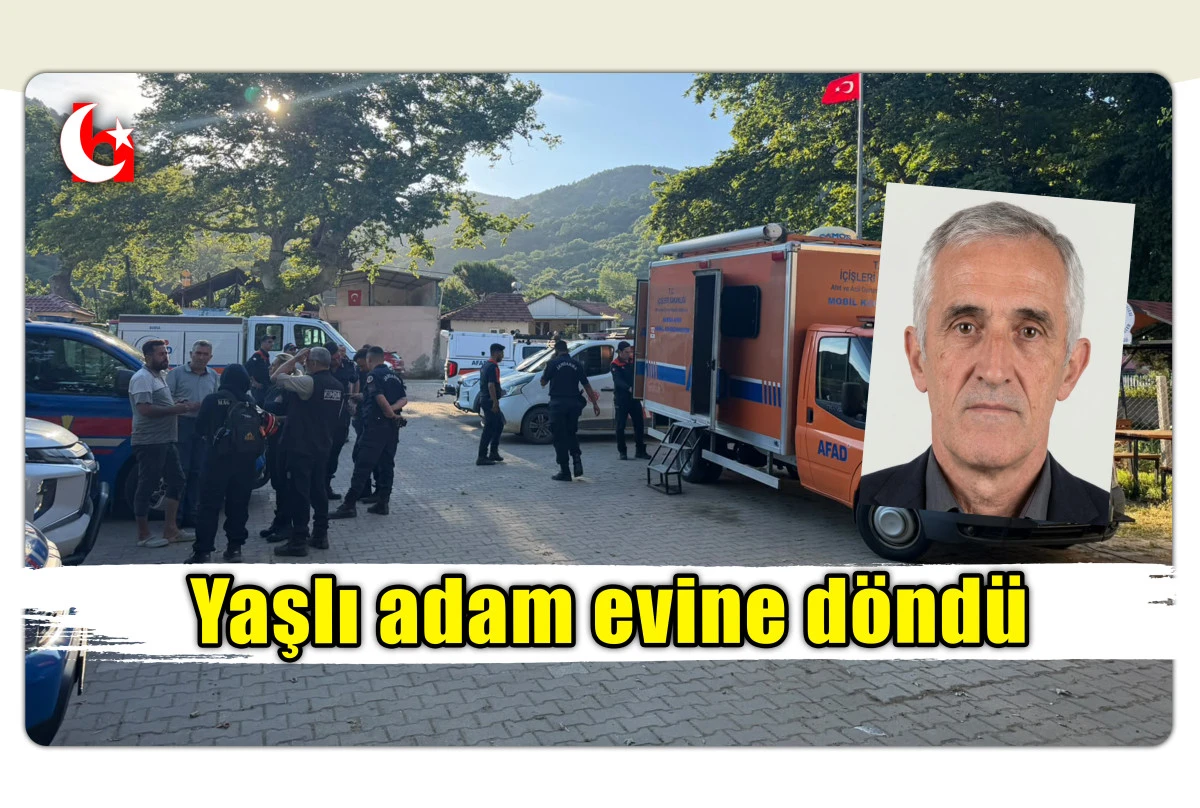 Yaşlı adam evine d&ouml;nd&uuml;