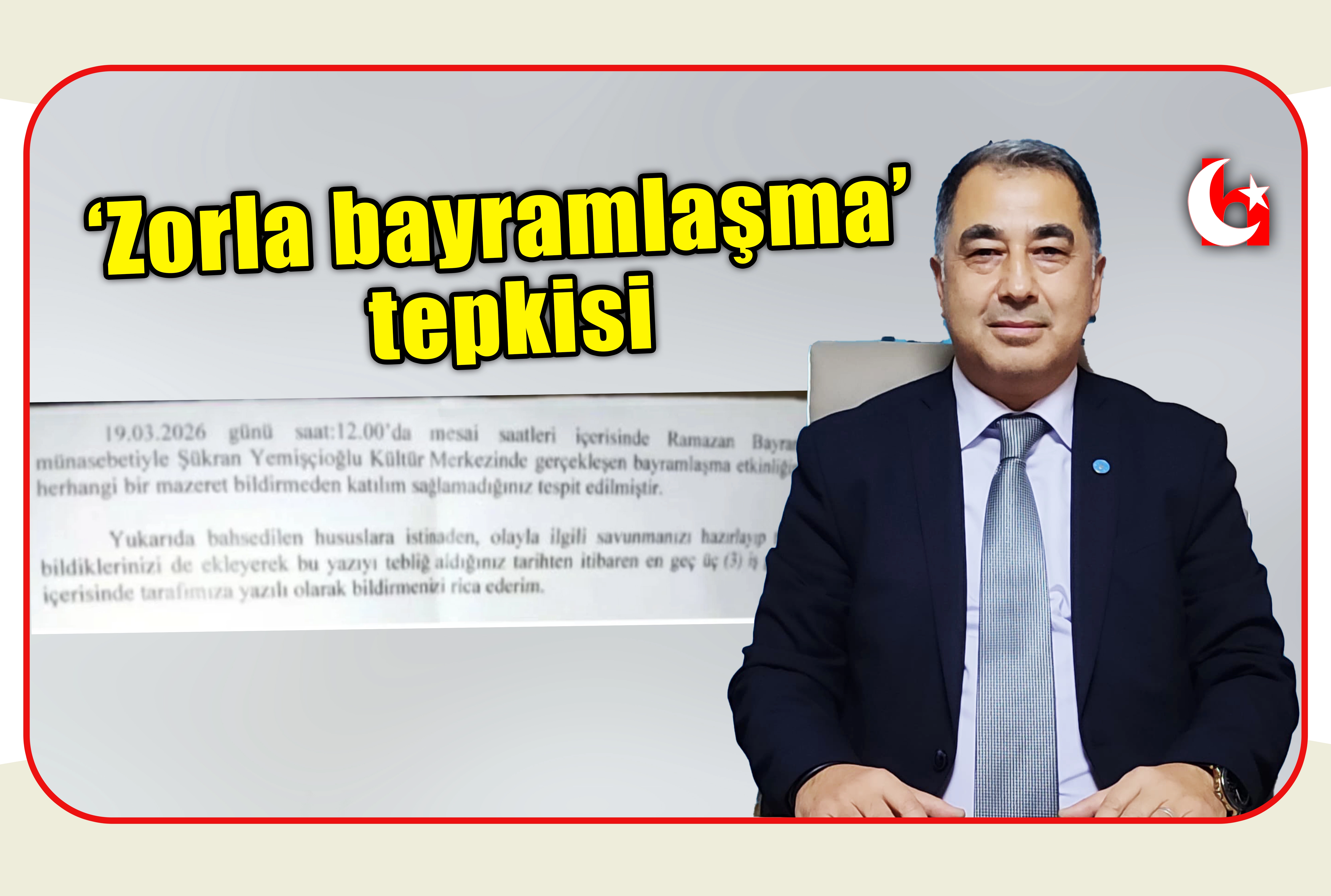 &lsquo;Zorla bayramlaşma&rsquo; tepkisi